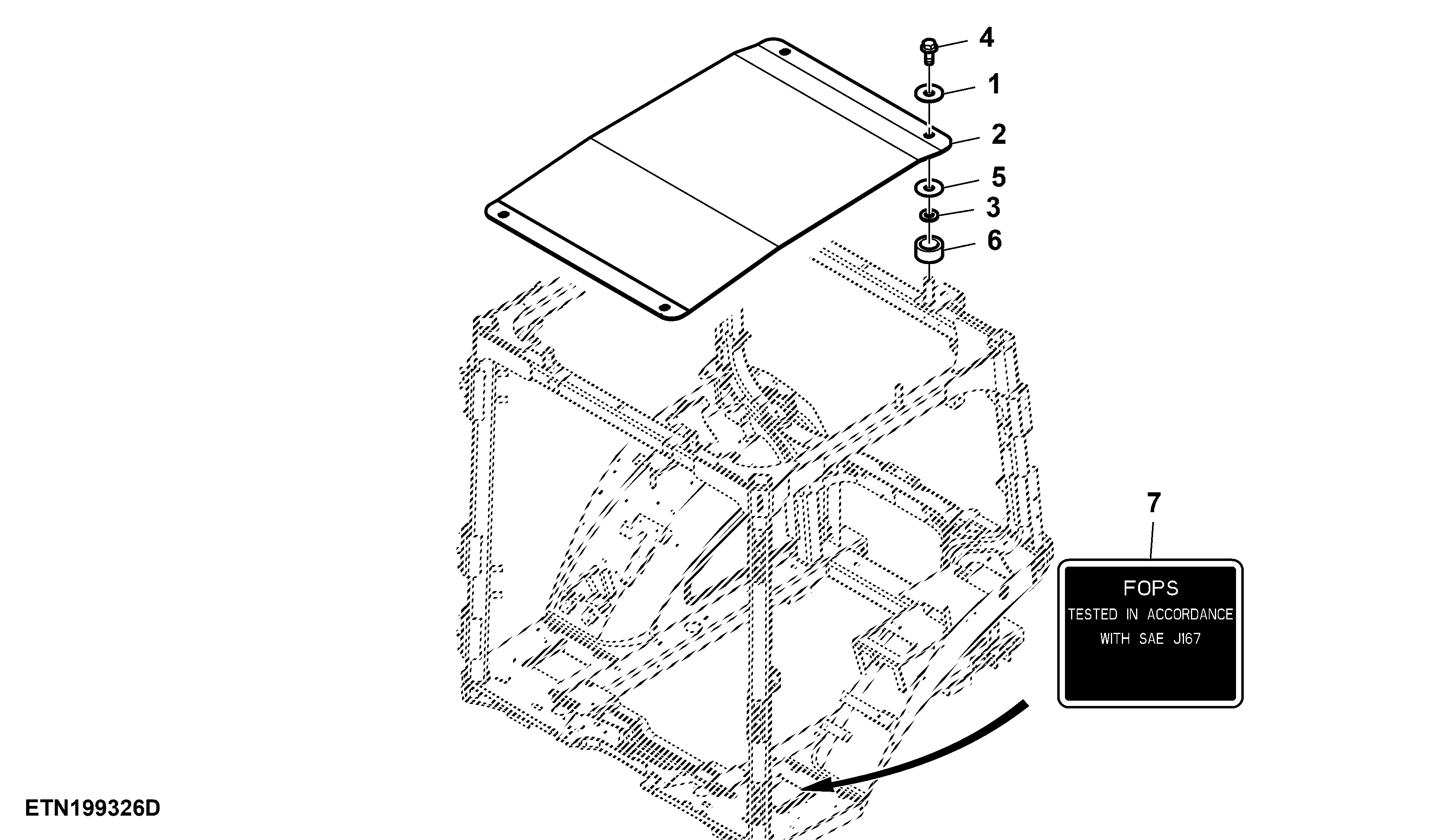 Cab Support, Falling Object Protective Structure