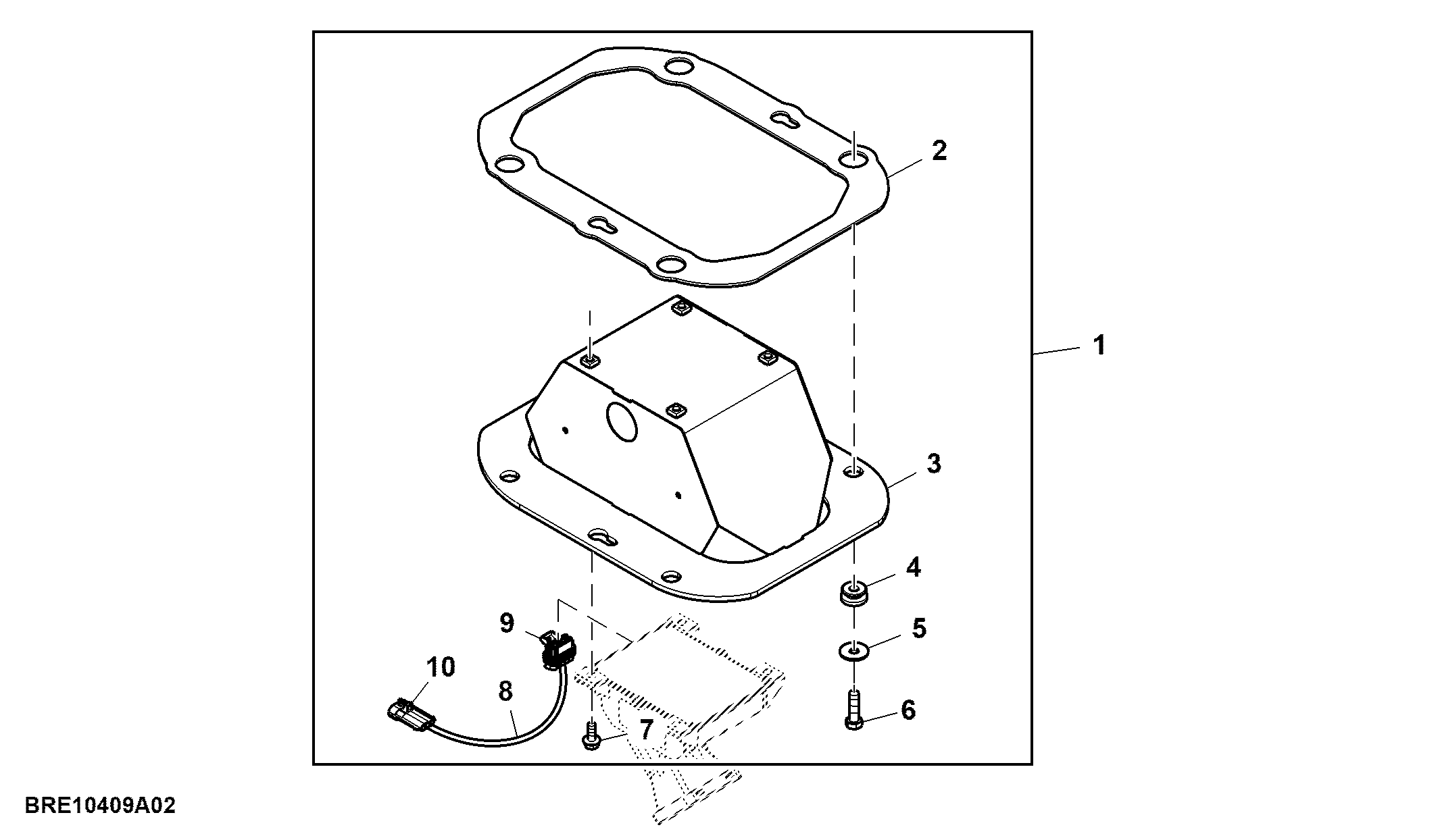 Mounting Parts, Dual Beam Radar Sensor, Kit