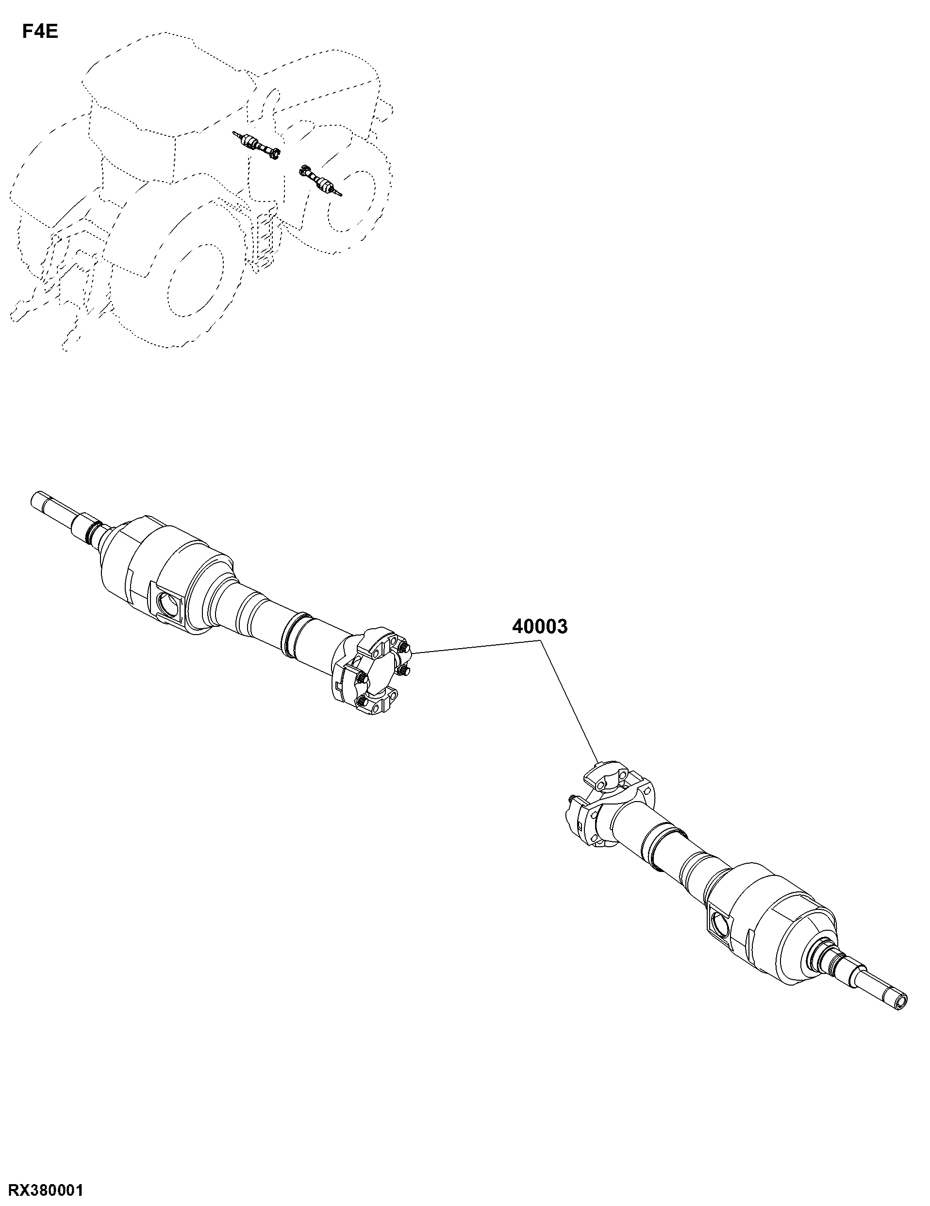 F4E Front Axle Driveline