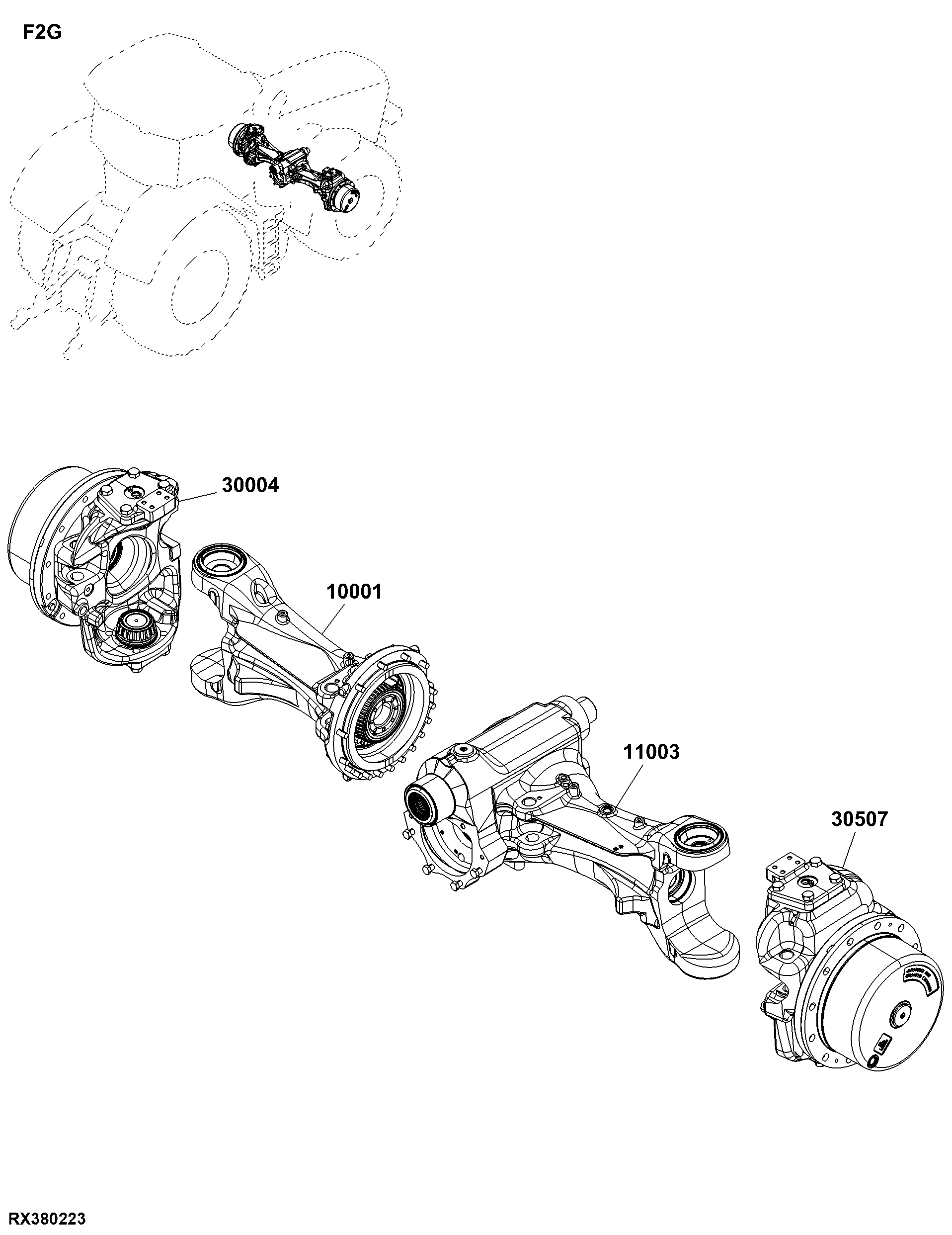 F2G Front Axle Assembly