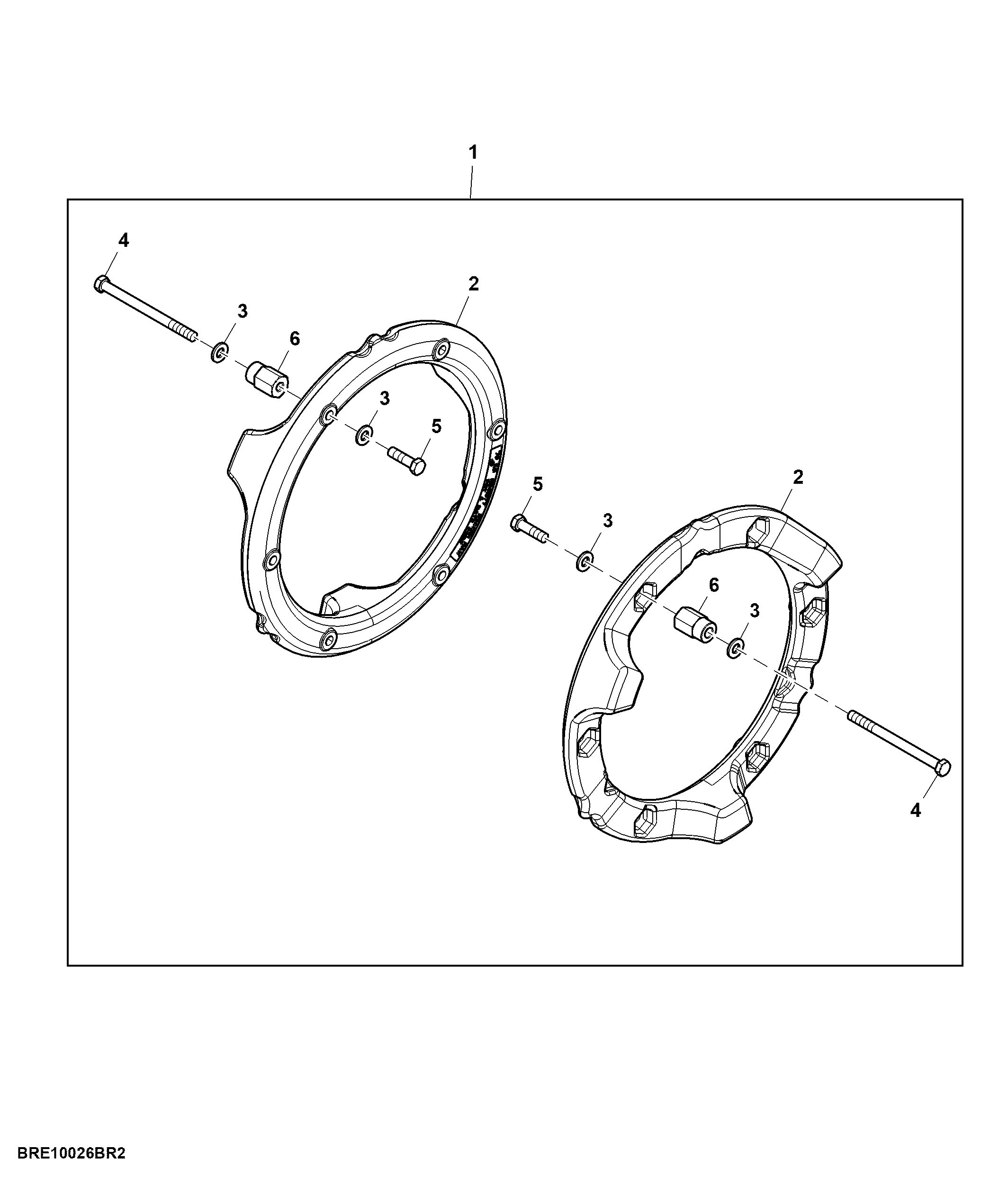 Outer Wheel Weights, 900 Kg W/ 70 Kg Starter, Attachment
