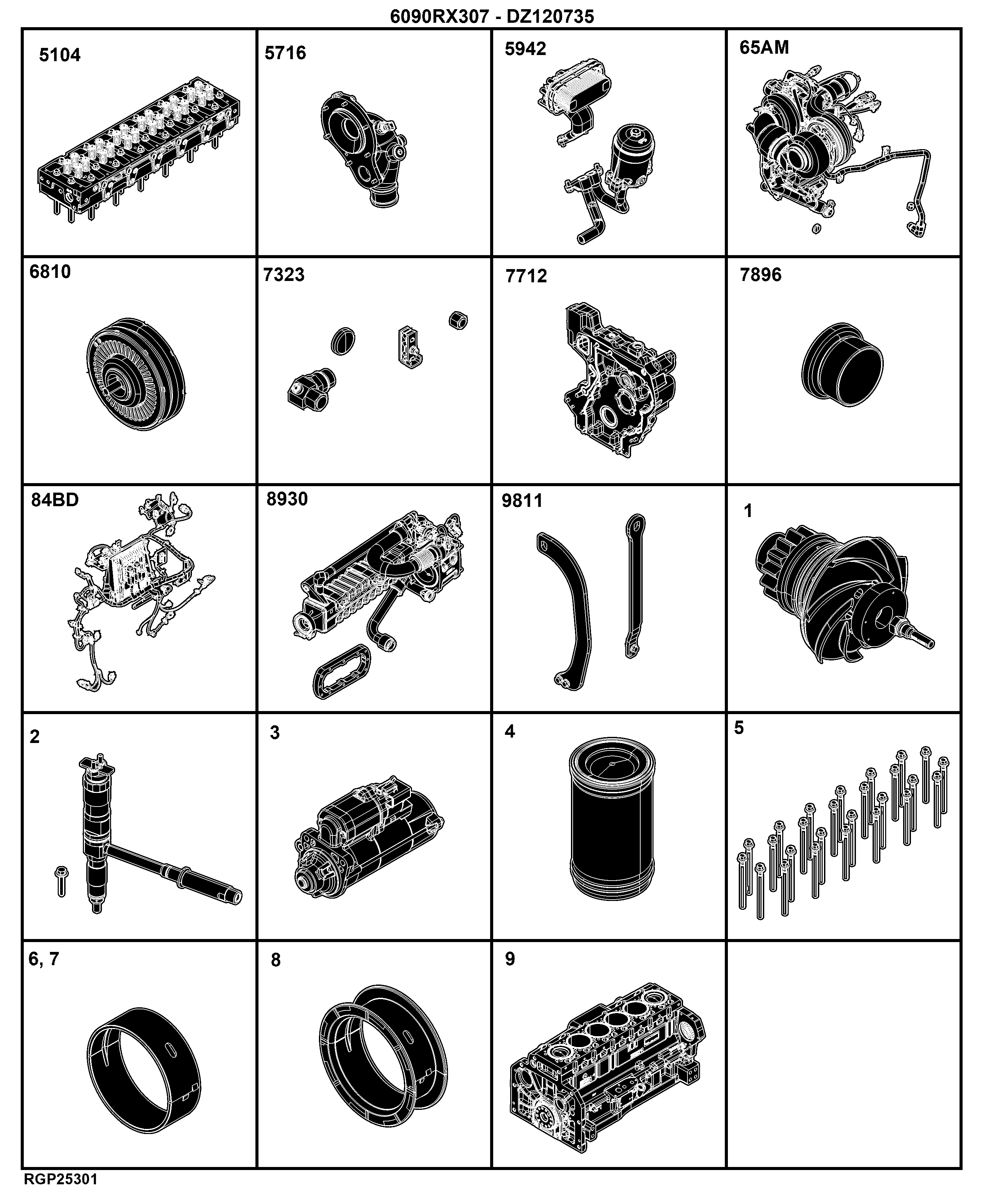 E3 Engine 6090RX307-DZ120735-ETN220209