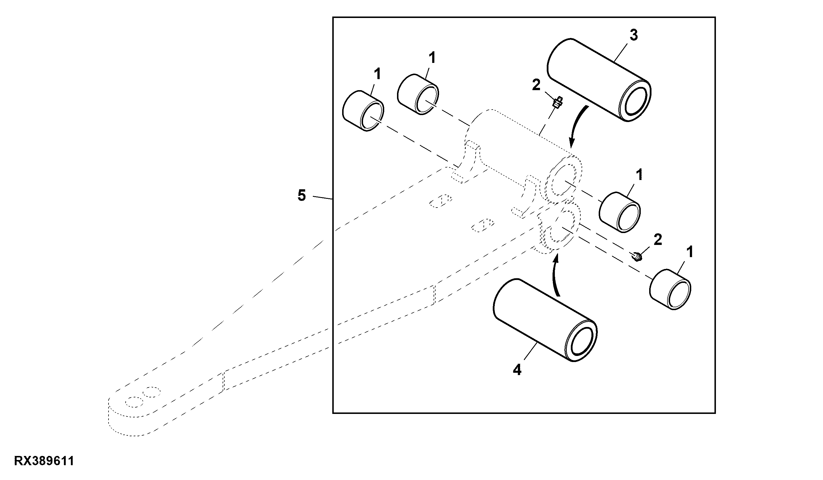 Universal Yoke Style Scraper Drawbar, Attachment