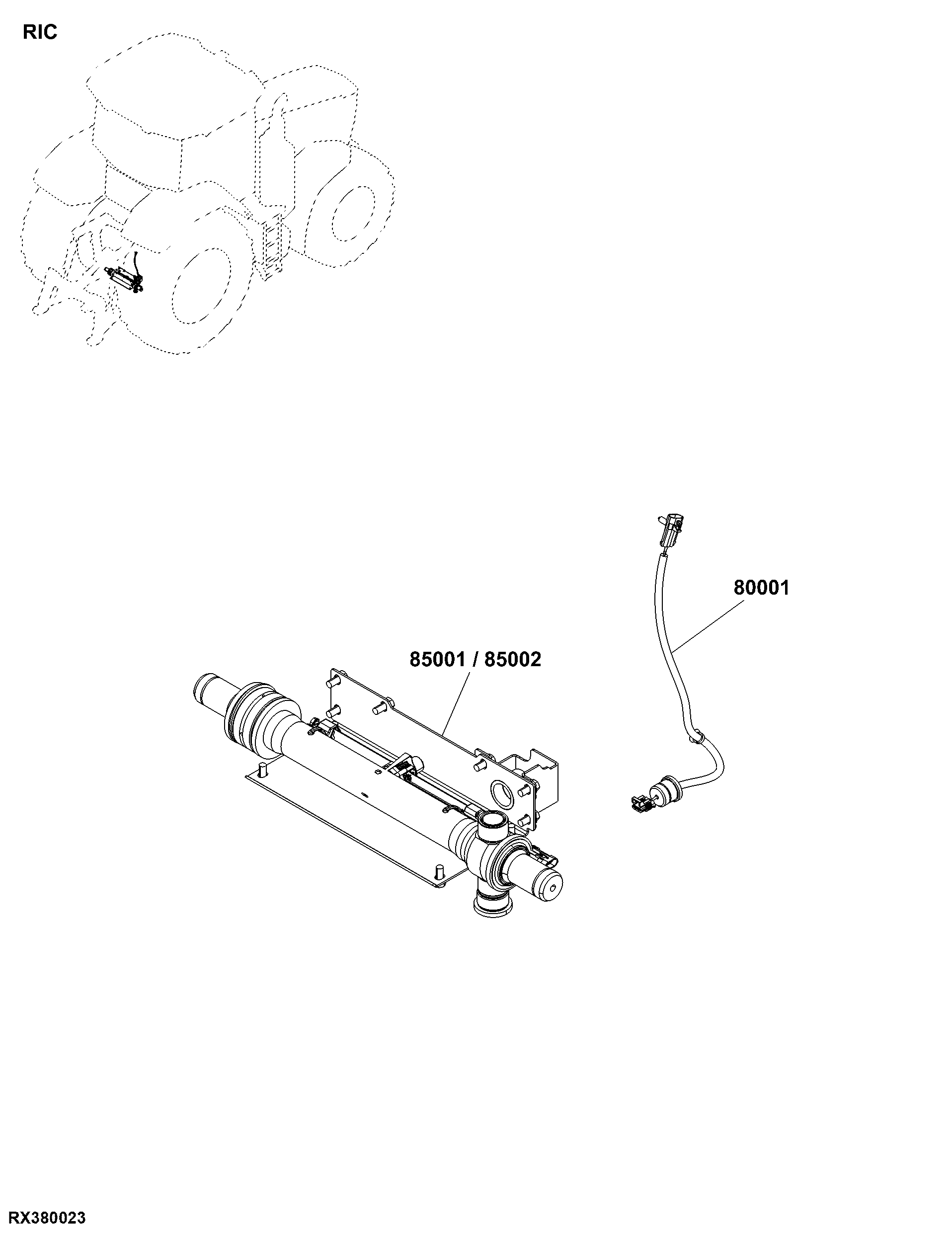 RIC Draft Control, Rear Hitch