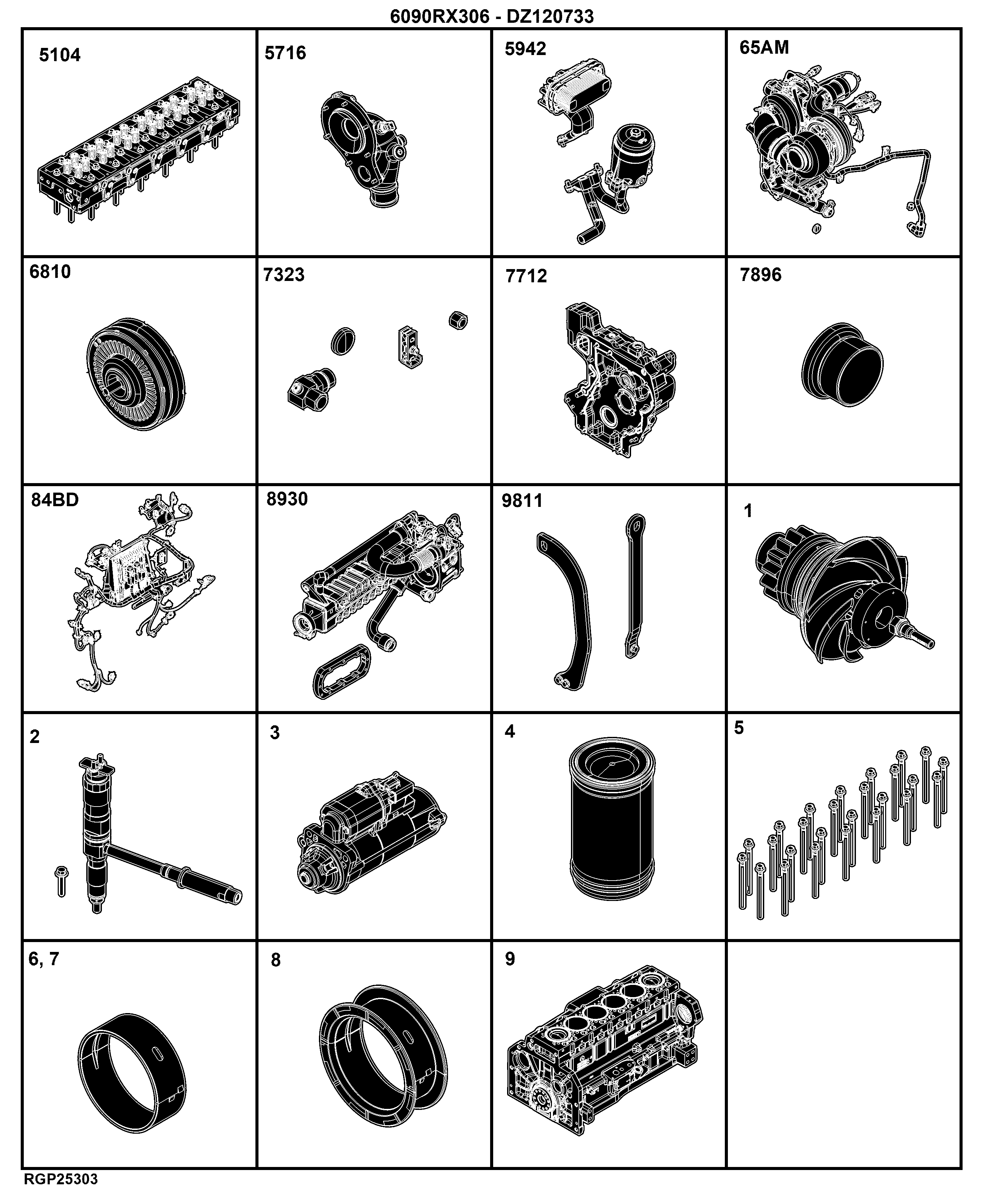 E3 Engine 6090RX306-DZ120733-ETN220207
