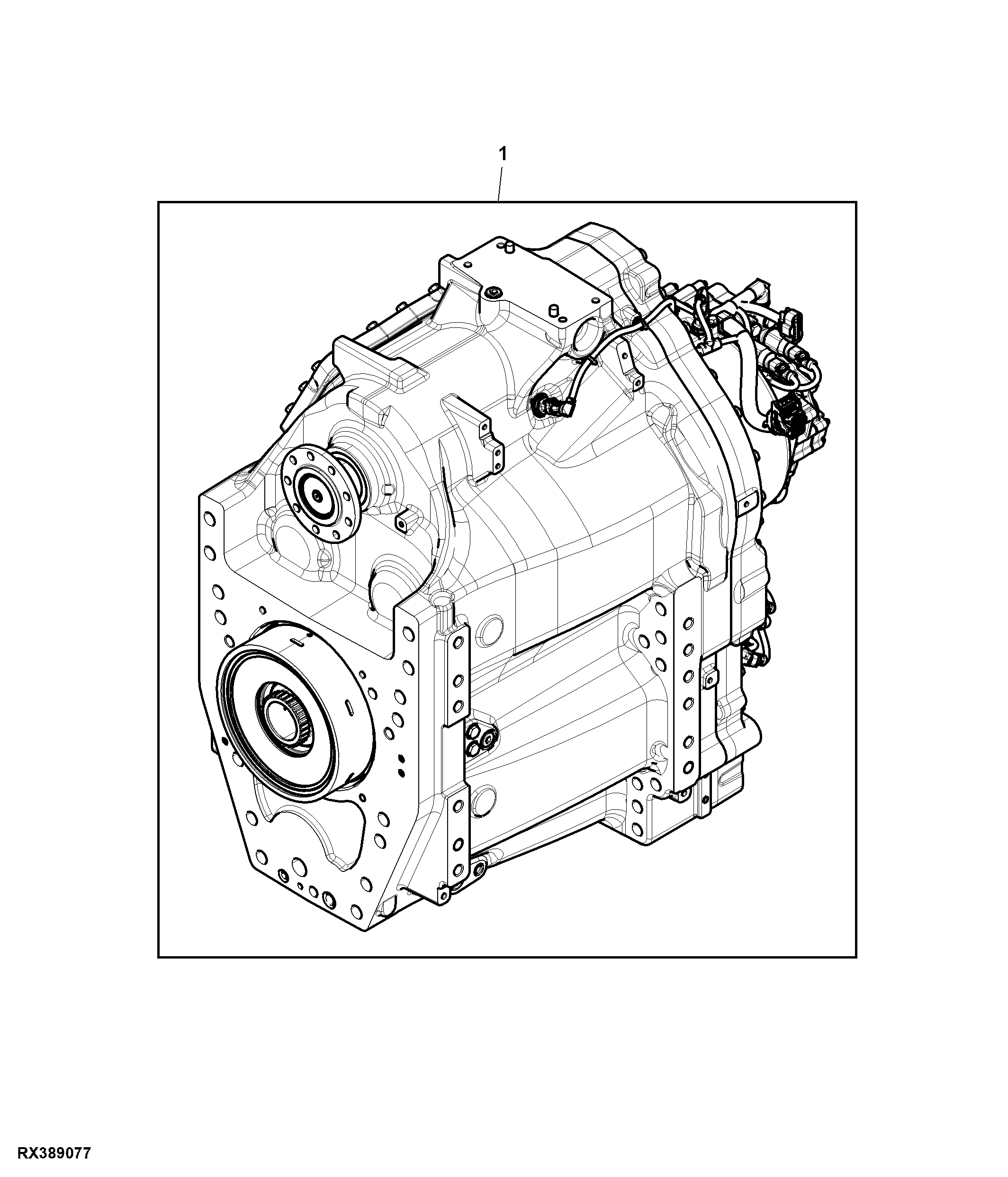 Transmission Assembly, e23™, W/ ILS, Rear PTO