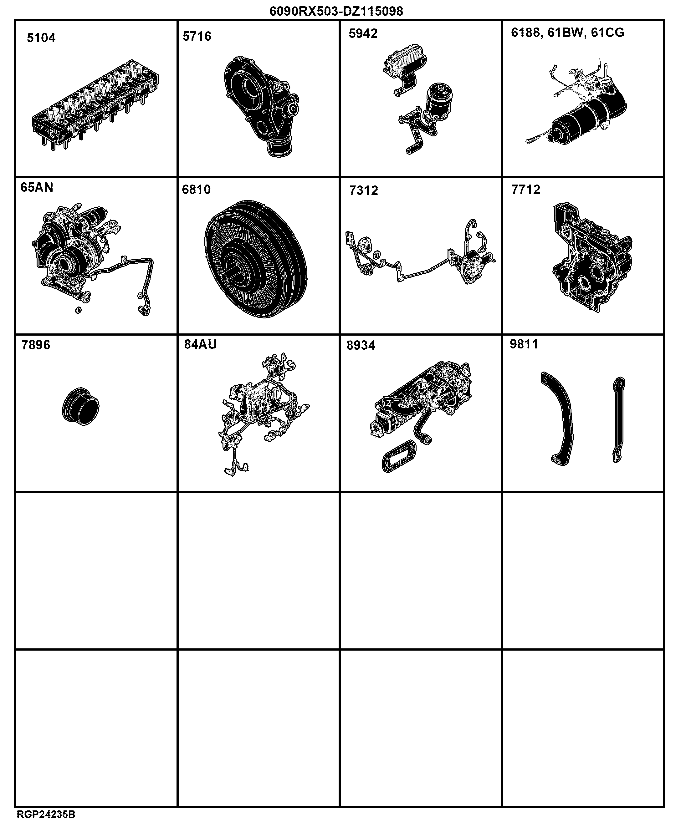 E3 Engine 6090RX503-DZ115098-ETN207980