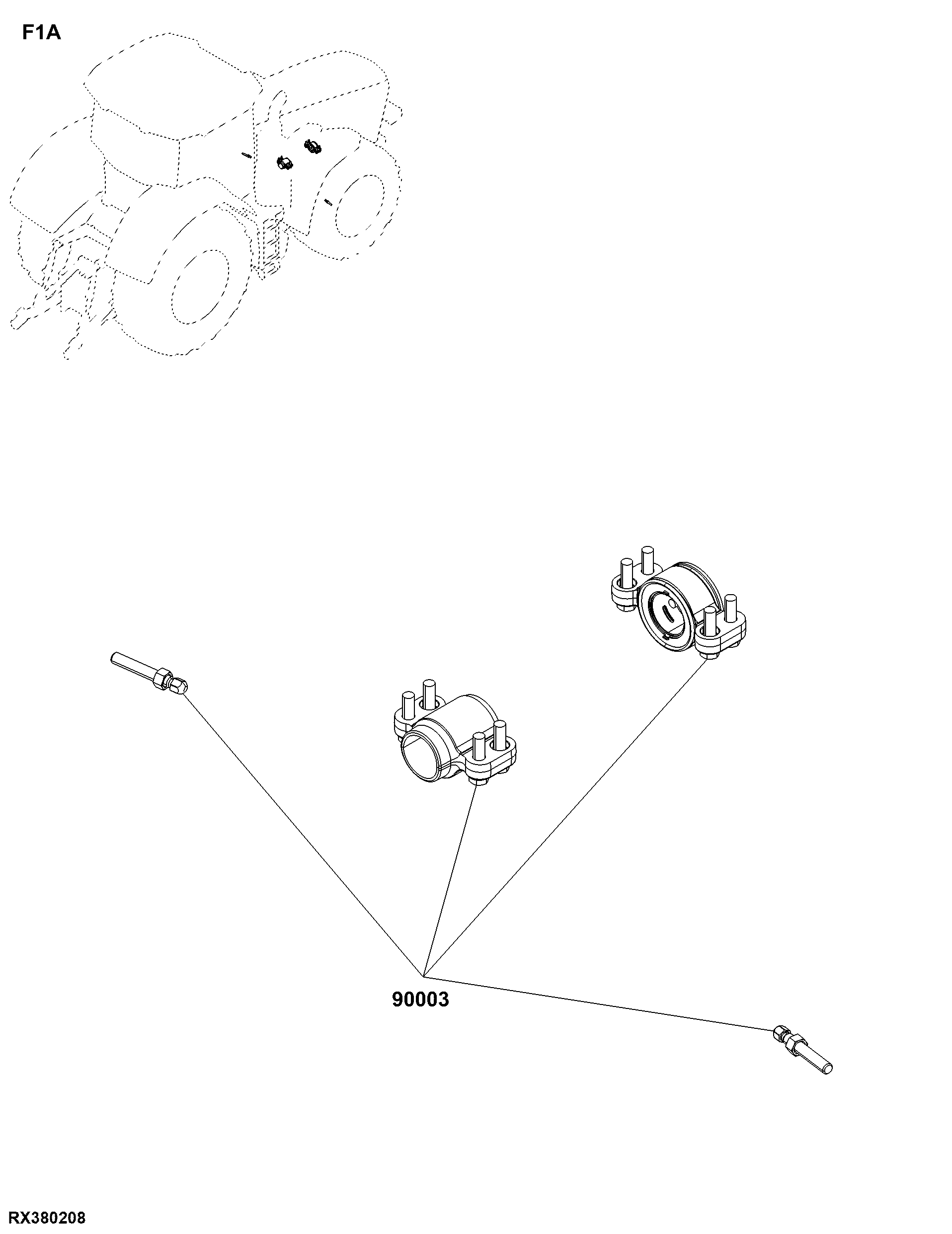 F1A Front Axle Mounting Parts