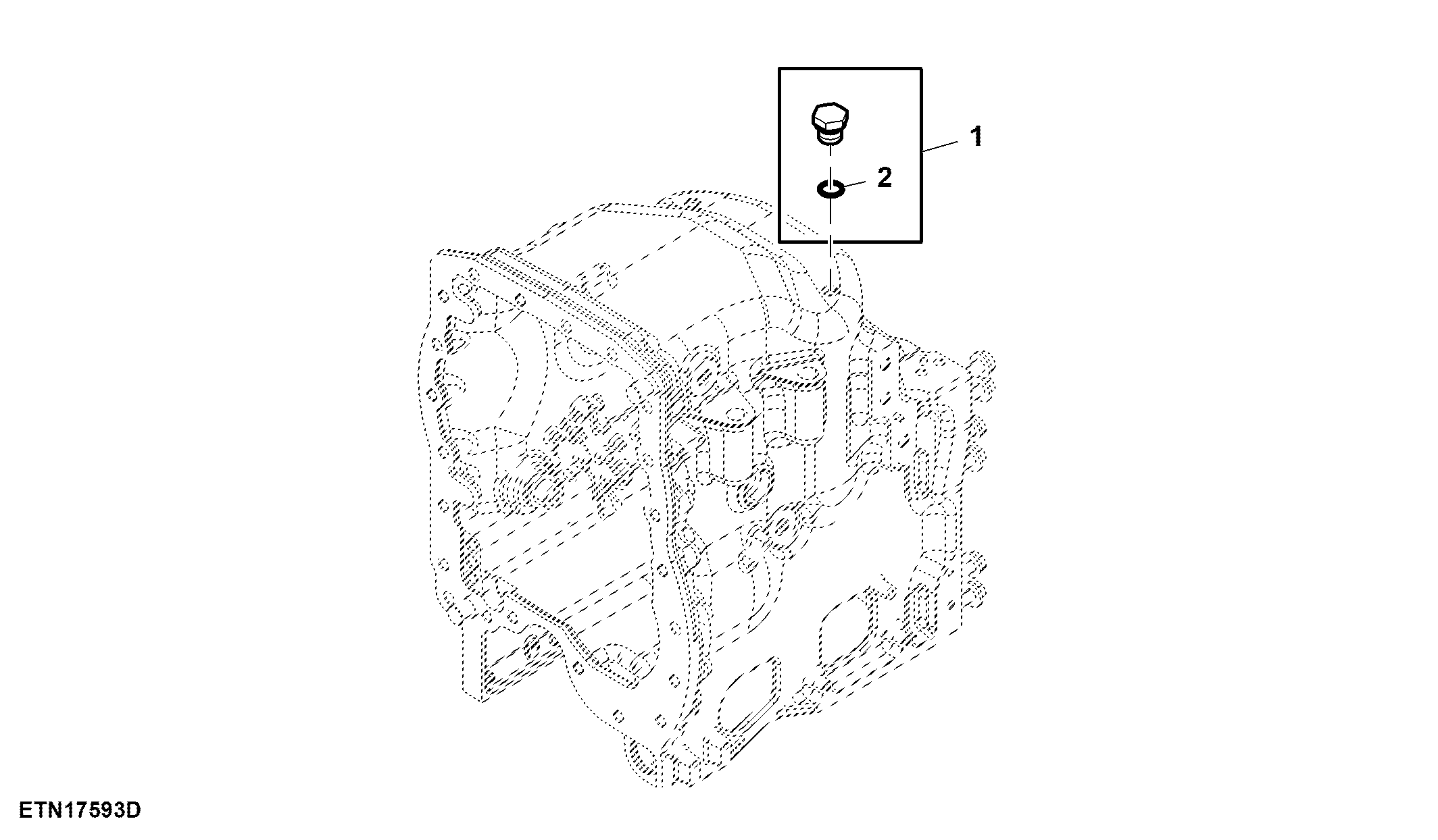 Plug, Oil Lines, W/O Loader, IVT™/ PST/ e23™