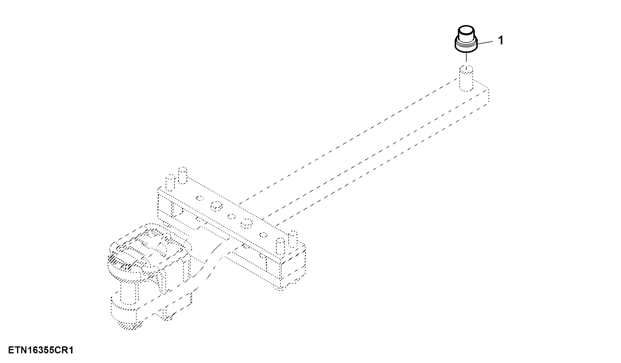 Support, Drawbar Front, Category 4, W/ Stabilizers