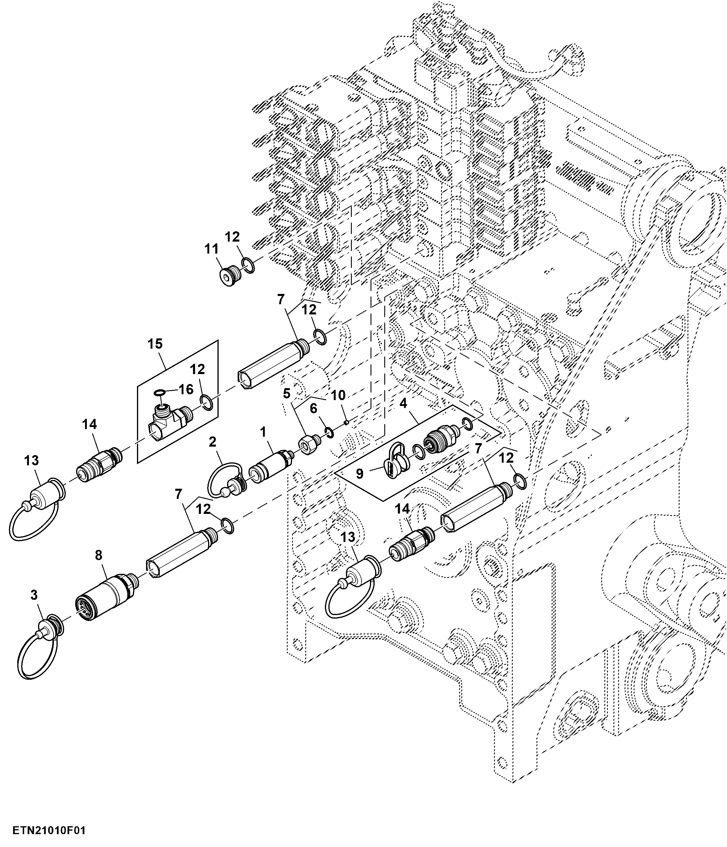 Hydraulic Quick-Connect Coupler, 3/4" Power-Beyond, W/ Motor Return, W/O Wagon Hitch Rails