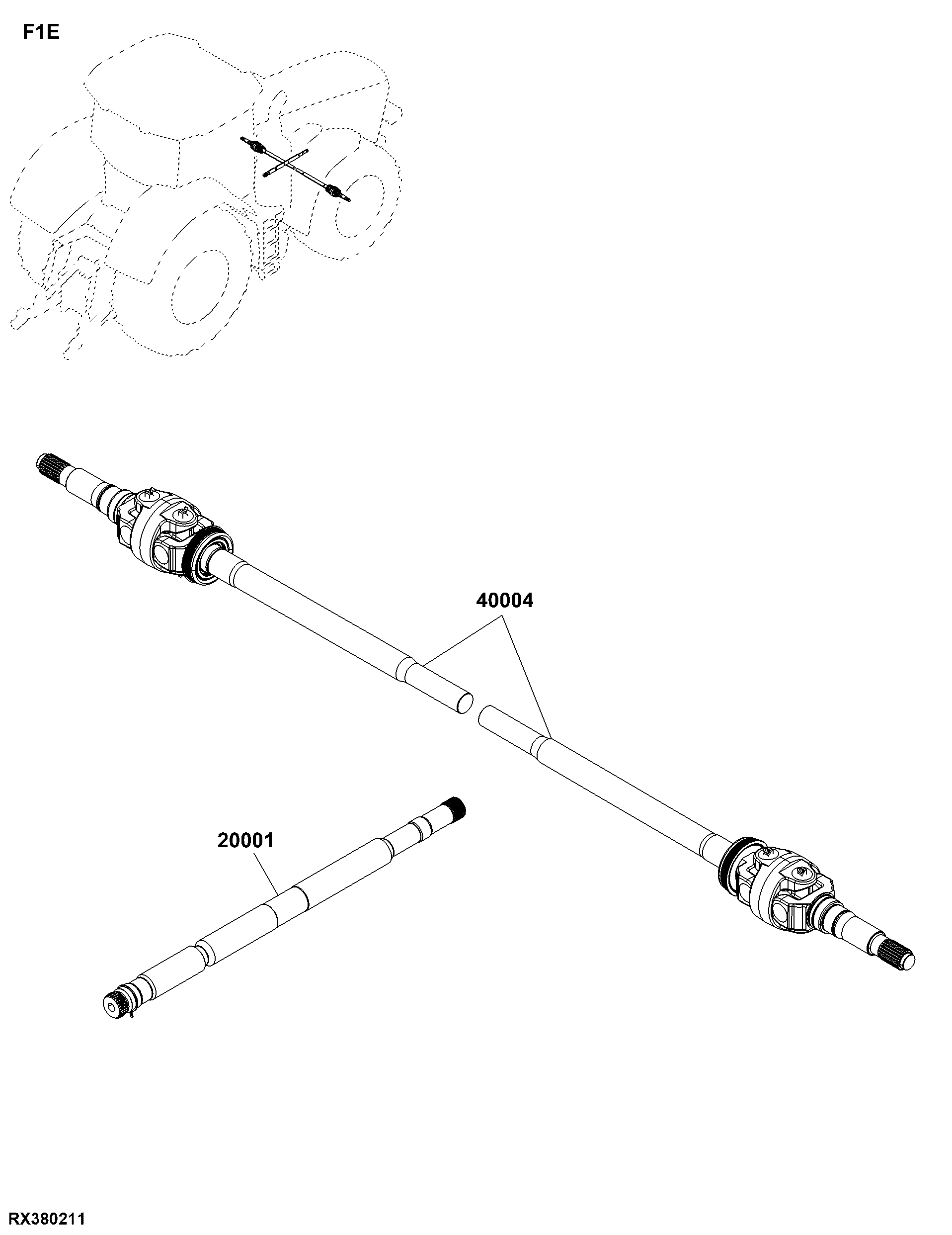 F1E Front Axle Driveline