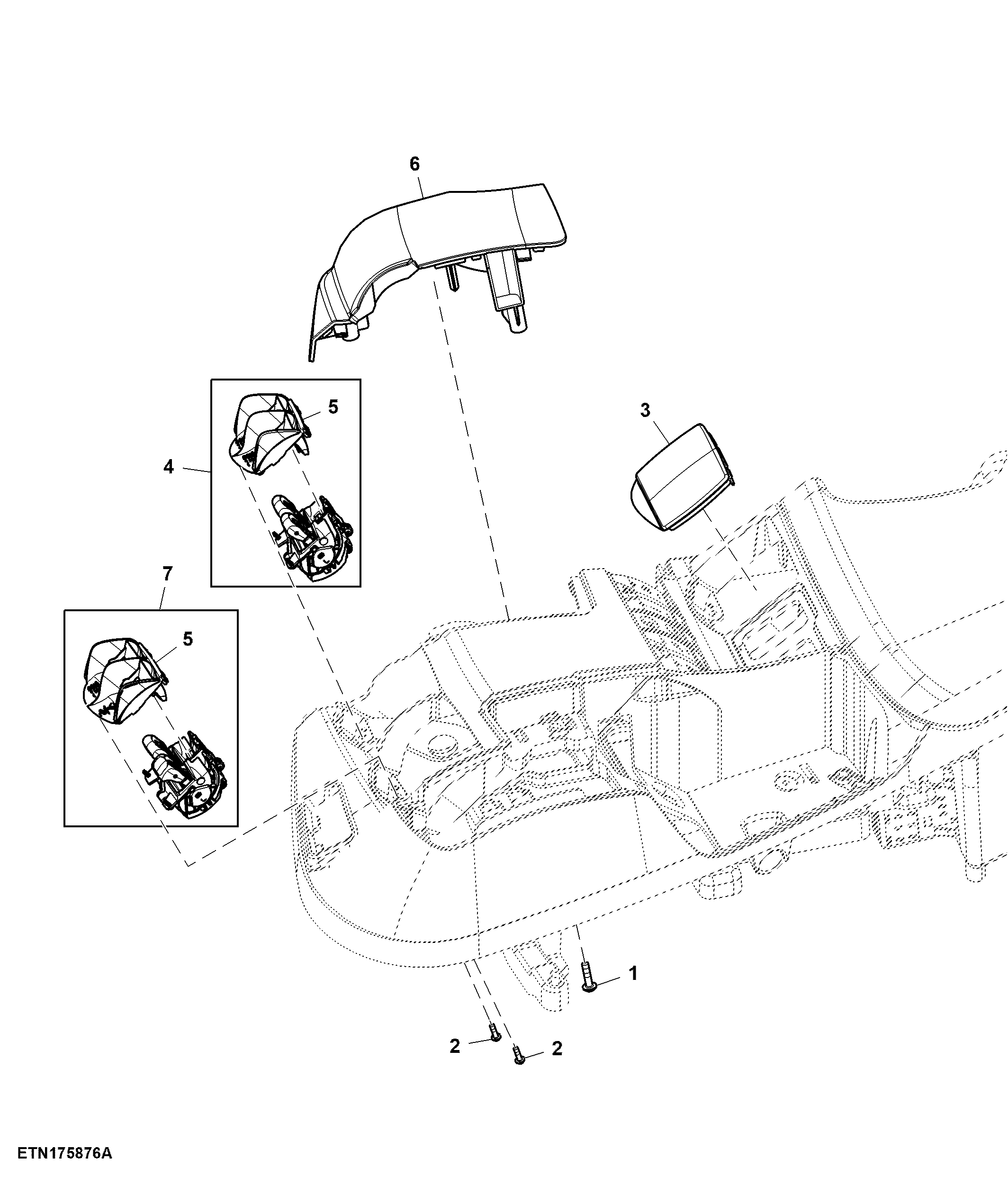 Control, W/O Rear Hitch and Joystick , W/ 4 Rear SCV, CommandARM™