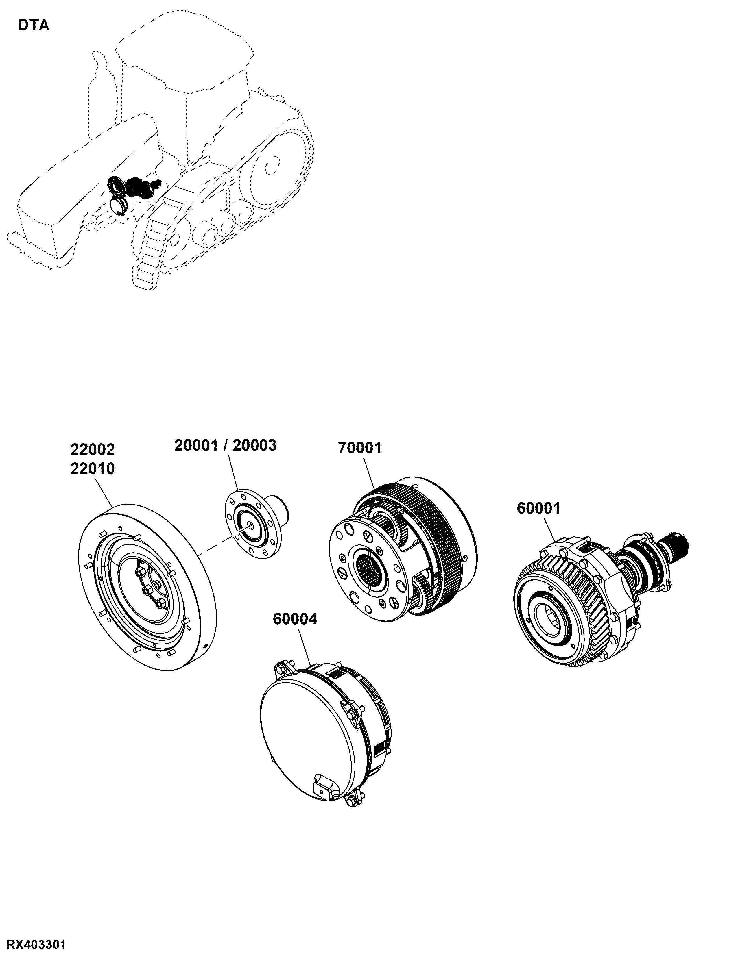 DTA Transmission Assembly