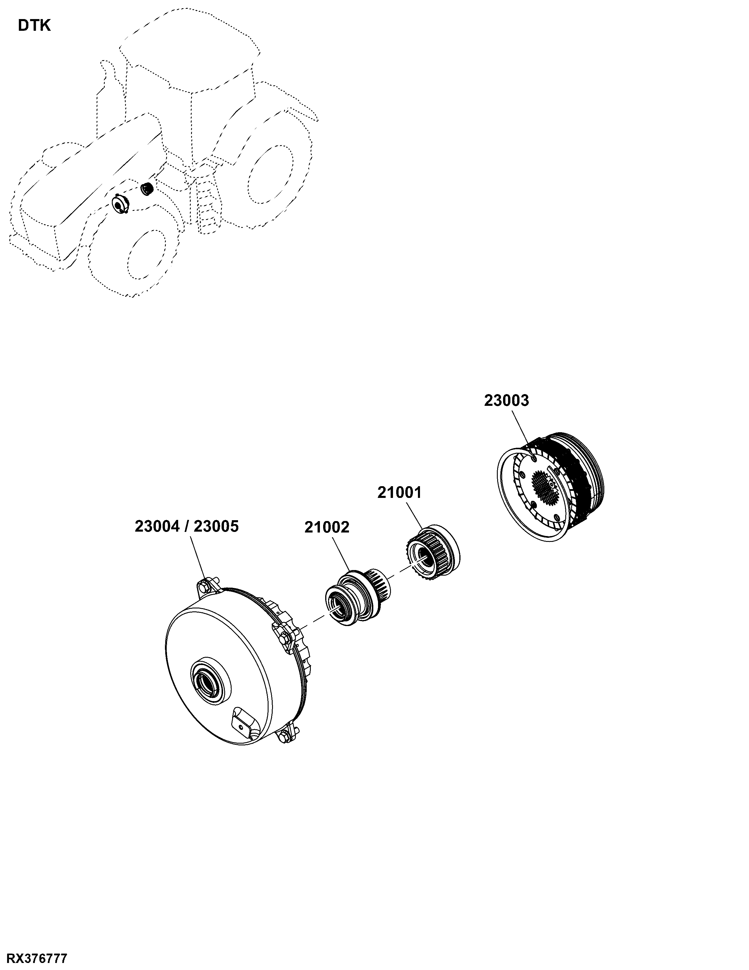 DTK Front Axle Module and Assemblies