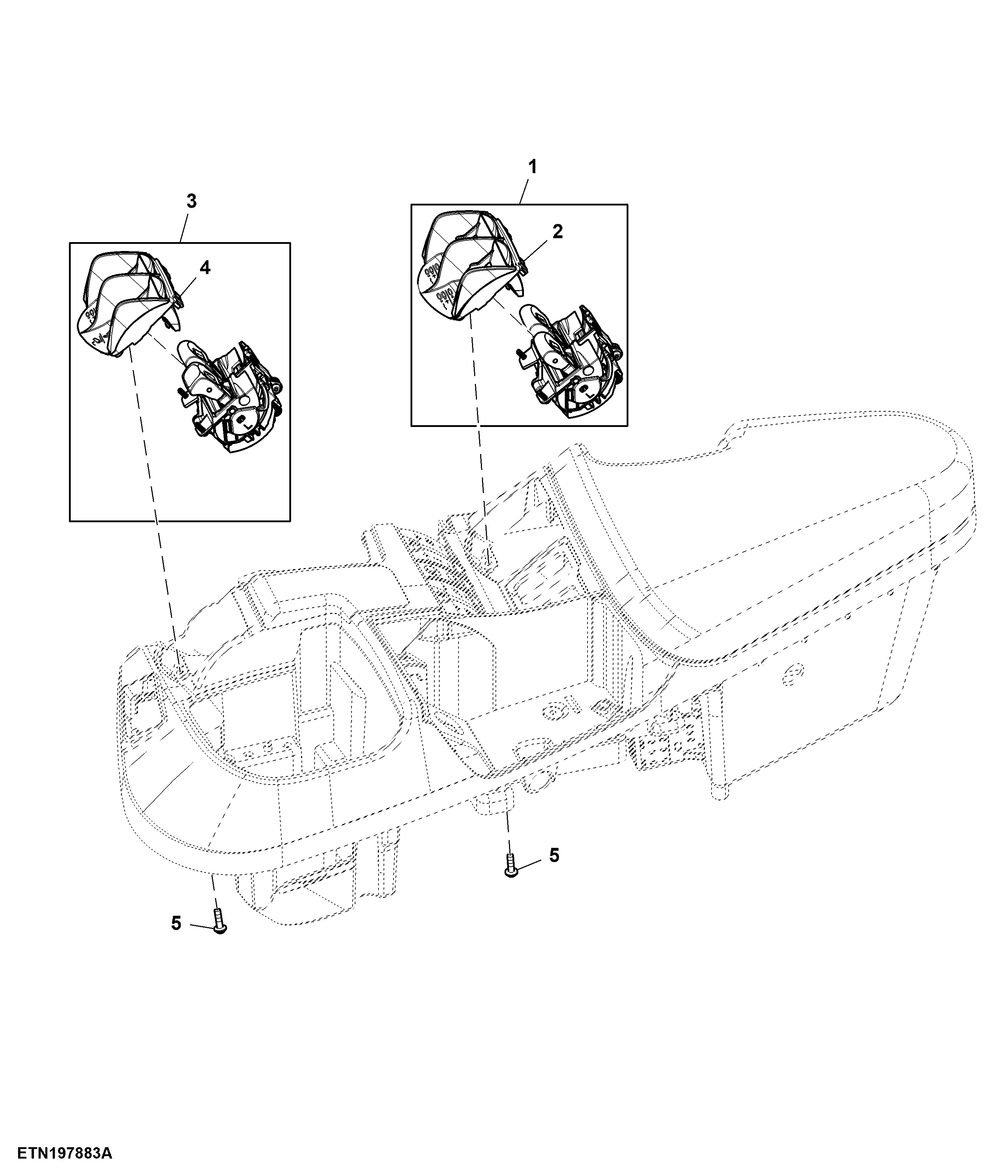 Control, Rear Hitch and 3 Rear SCV, W/ Joystick and CommandPRO™, CommandARM™