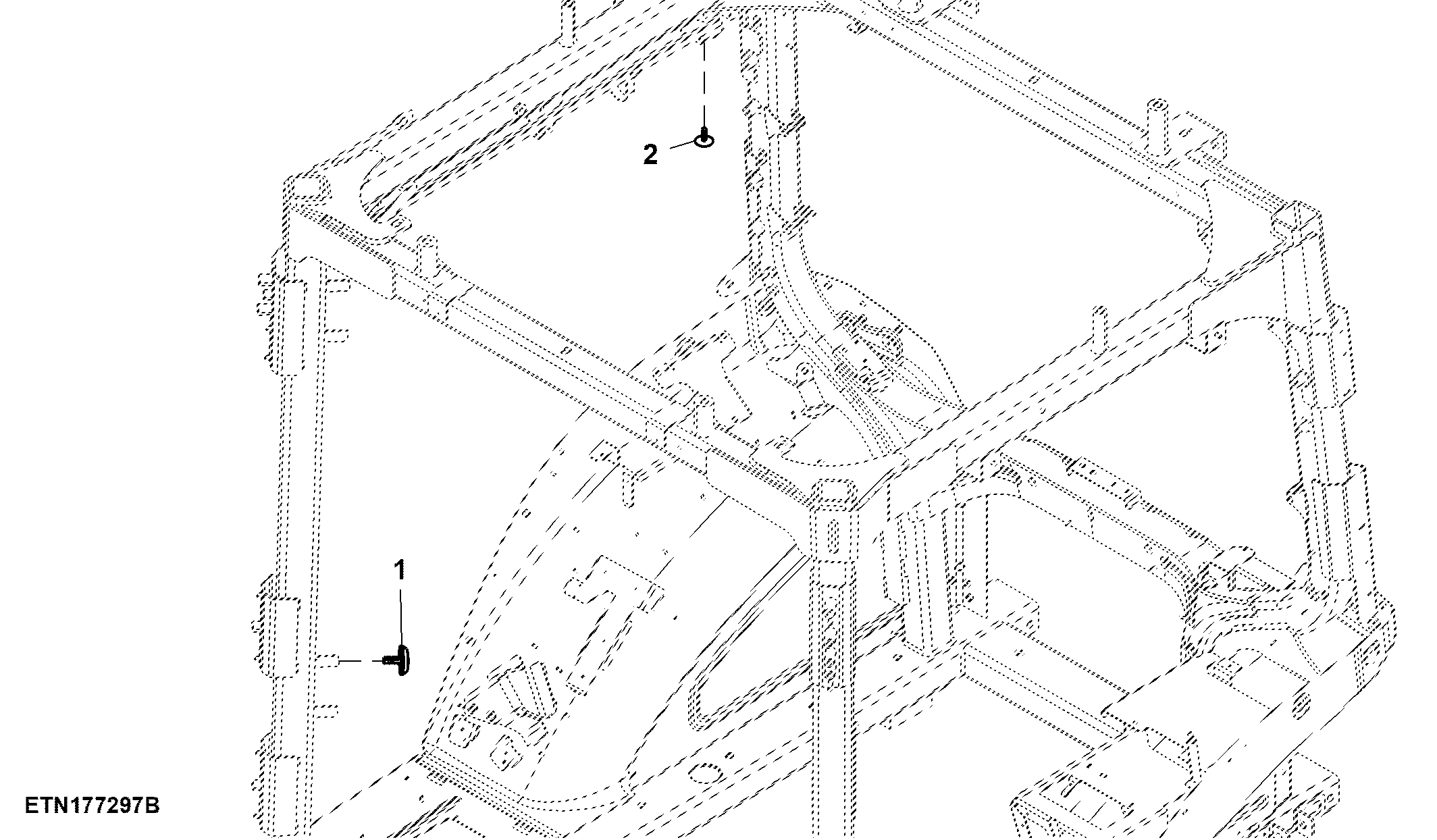 Mounting Parts, W/O Accessory Mounting Bracket