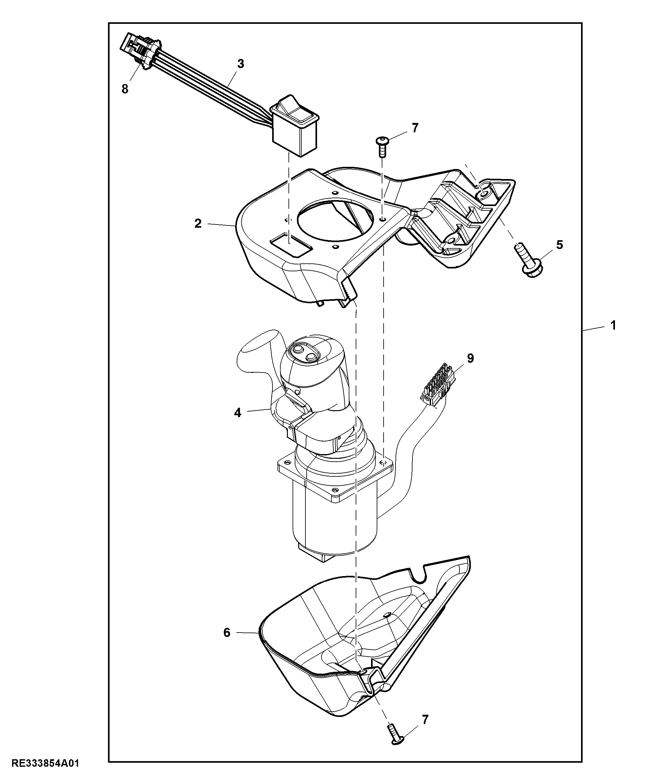 Loader Controls, Joystick, CommandARM™, Attachment