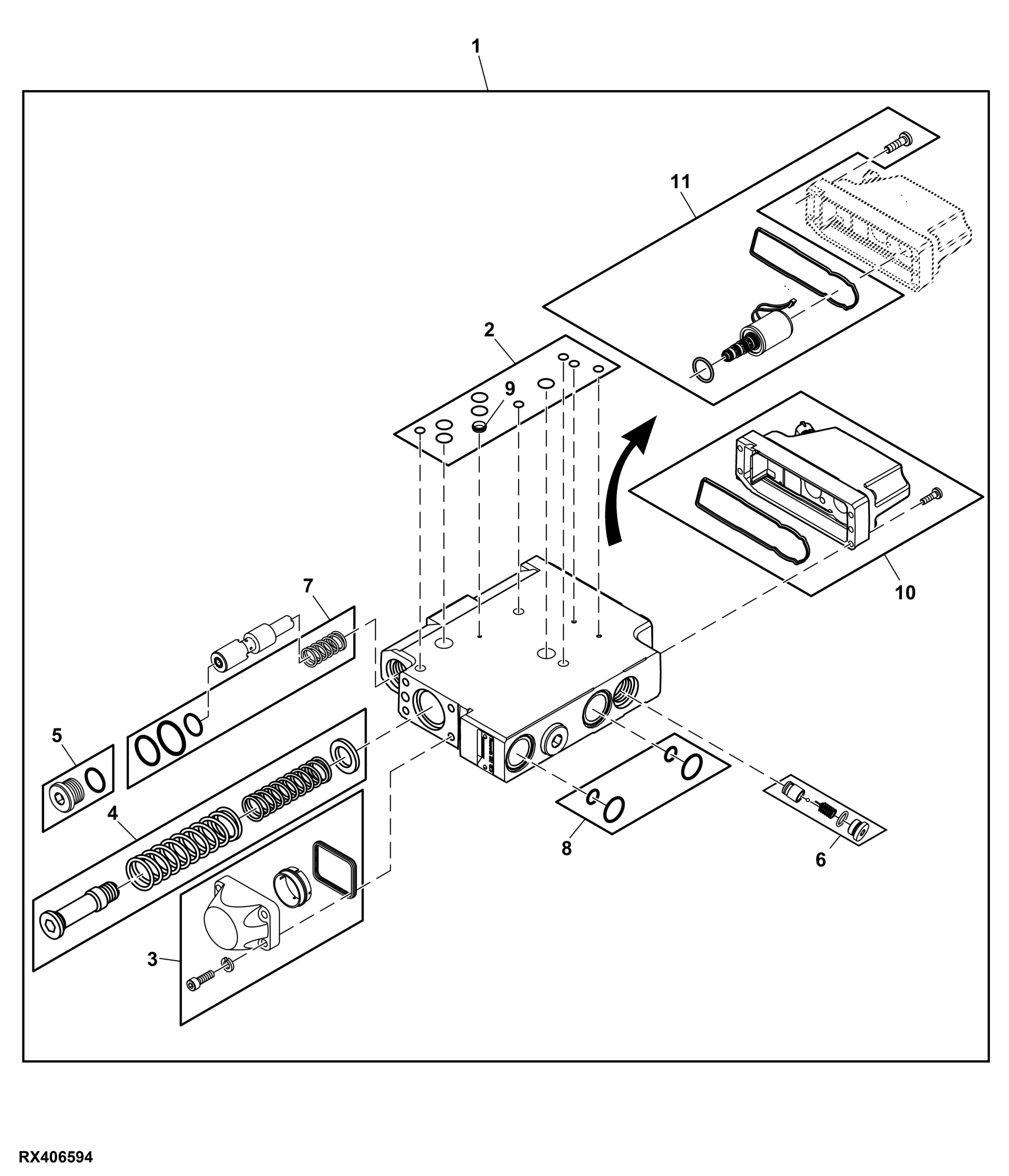 Selective Control Valve and Breakaway Coupler, 1/2”, 140 LPM