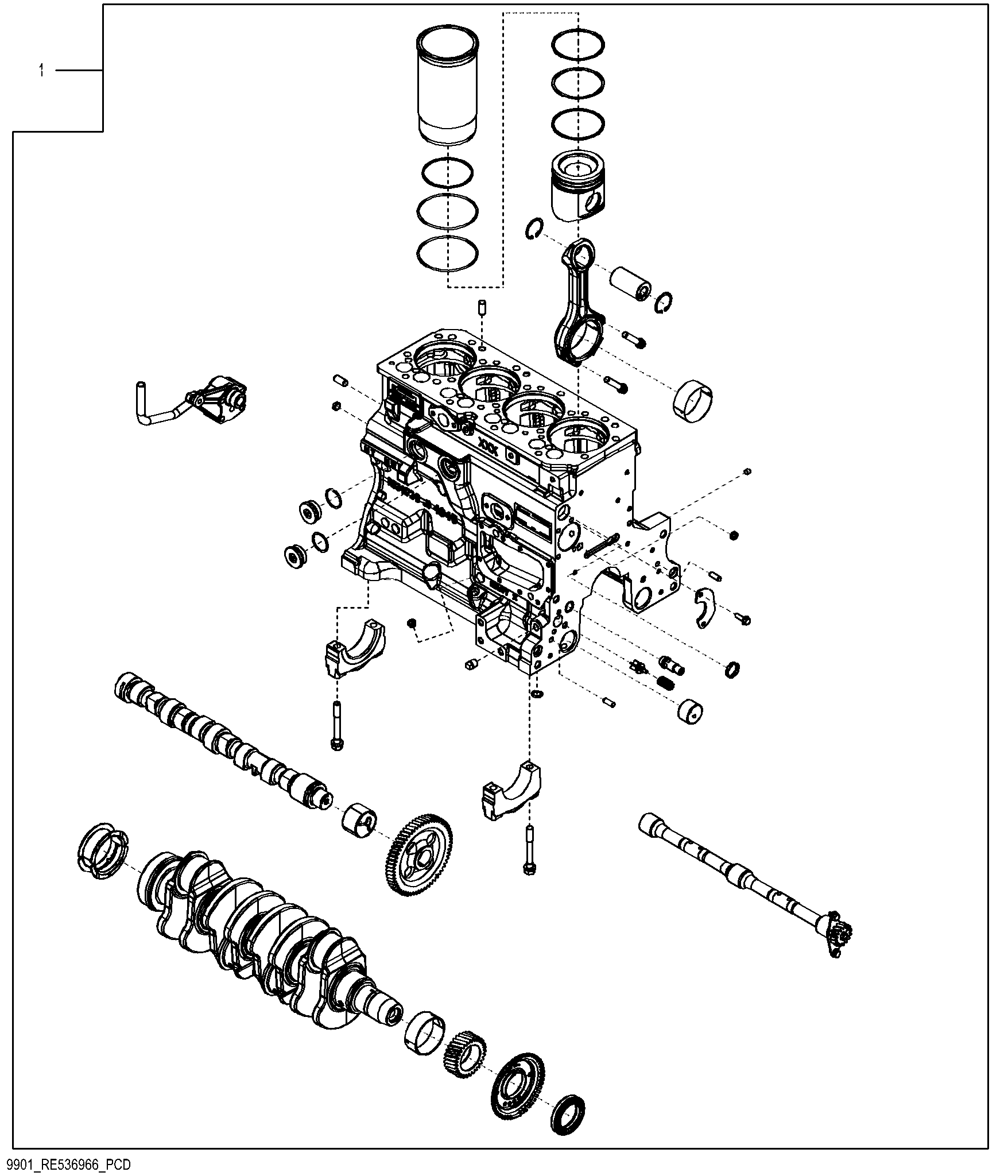 9901 Short Block Assembly