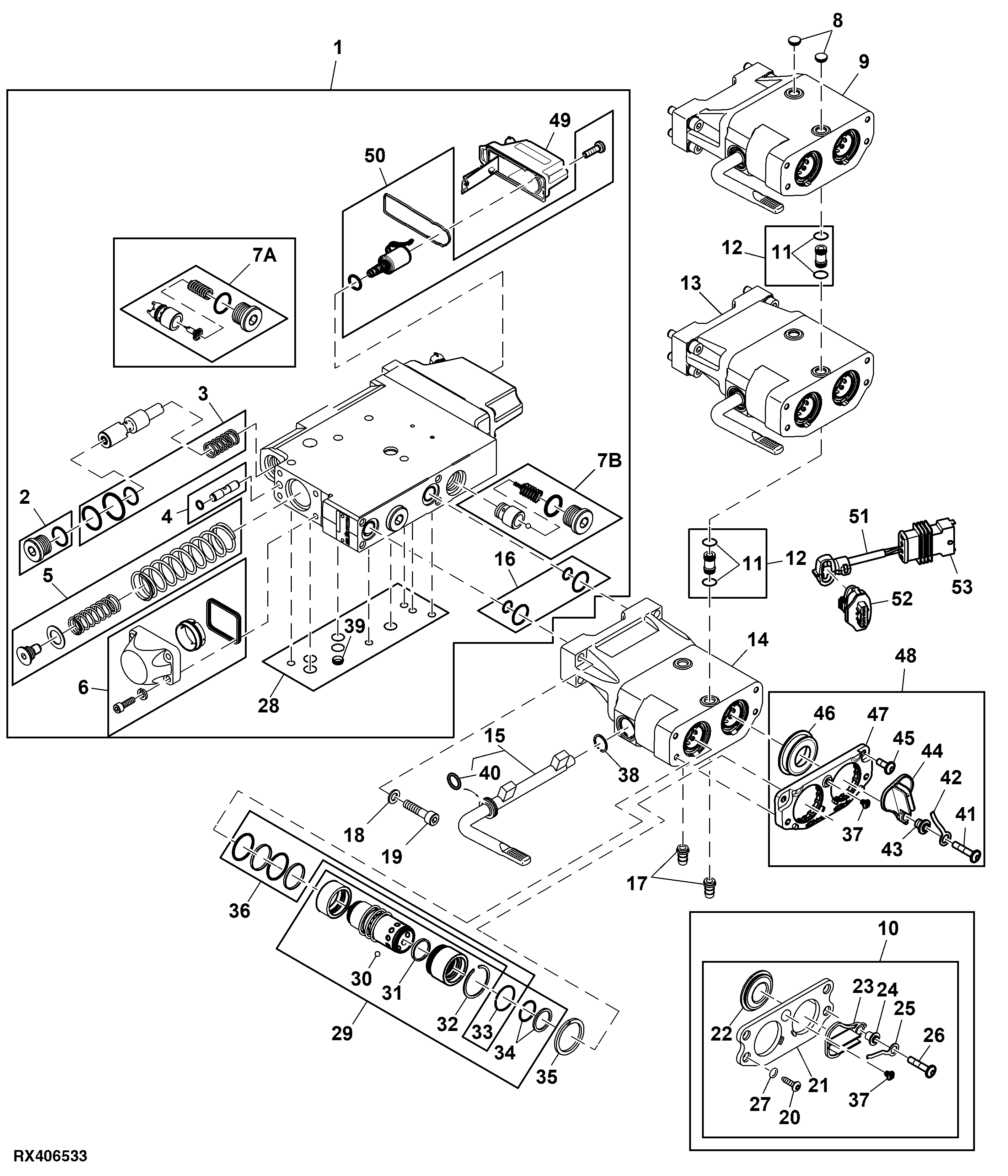 Selective Control Valve and Breakaway Coupler