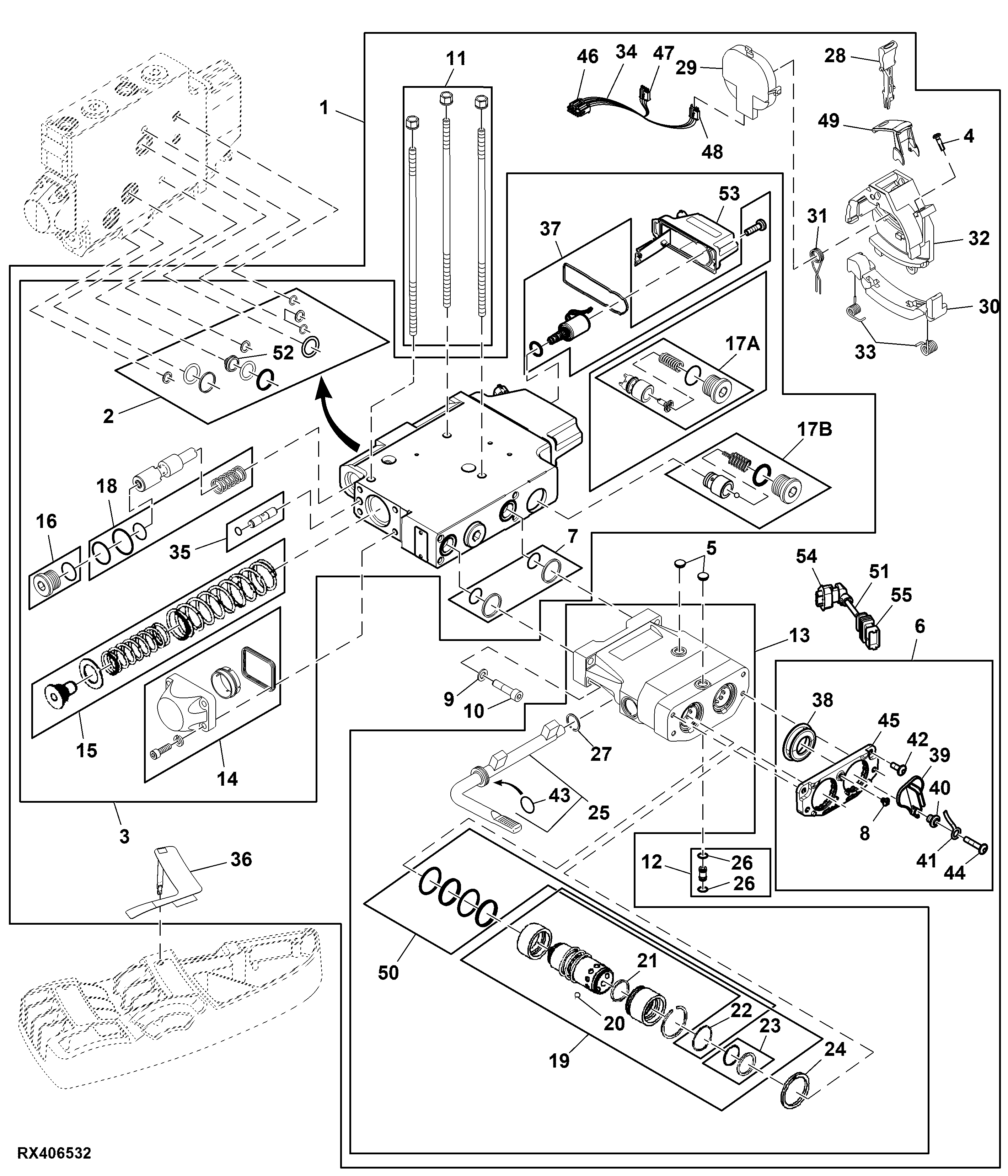 Attachment, Selective Control Valve, Remote Control 4th / 5th SCV