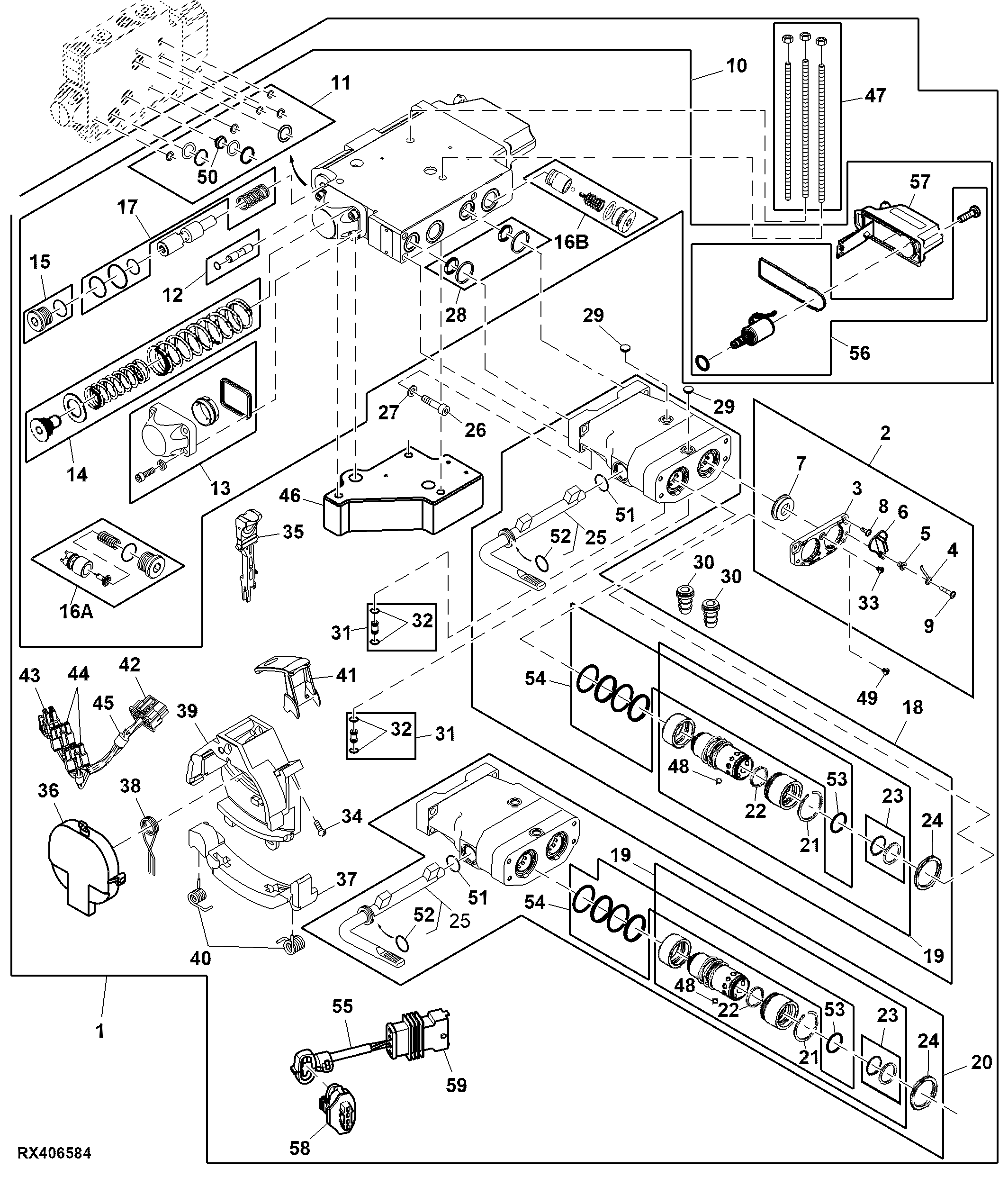 Attachment, Valve, Rear 6th SCV, High Flow (For CAN Controlled SCV's)