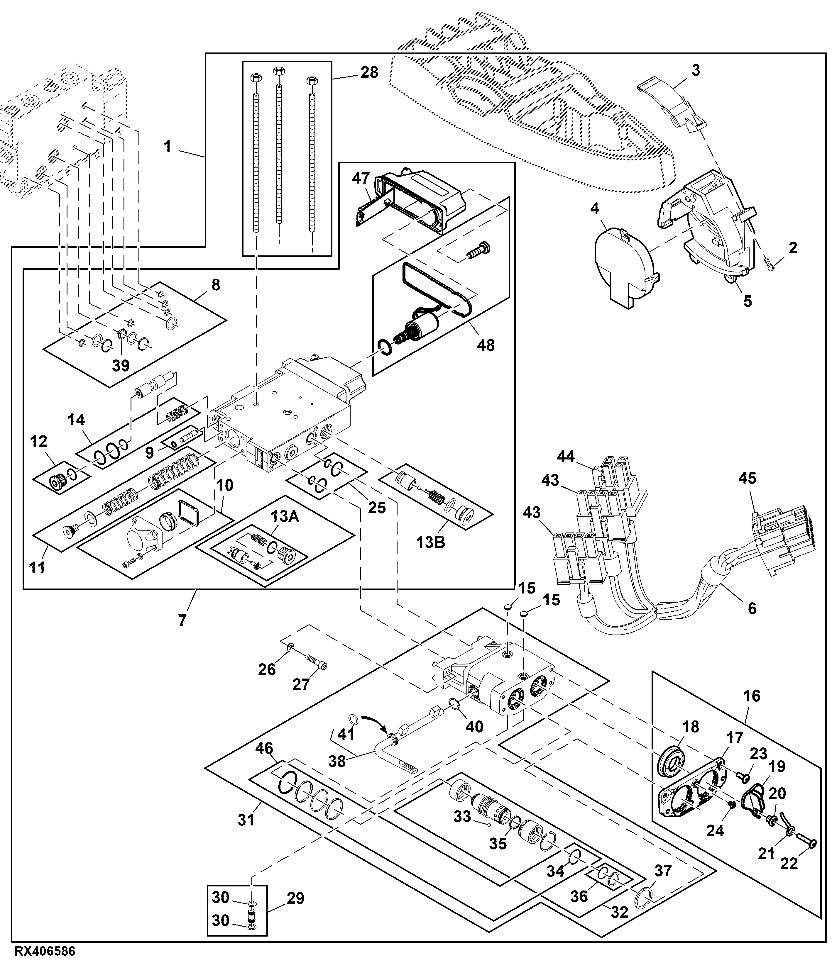 5th Rear SCV, EHS-1, IVT™/CommandQuad™, Attachment