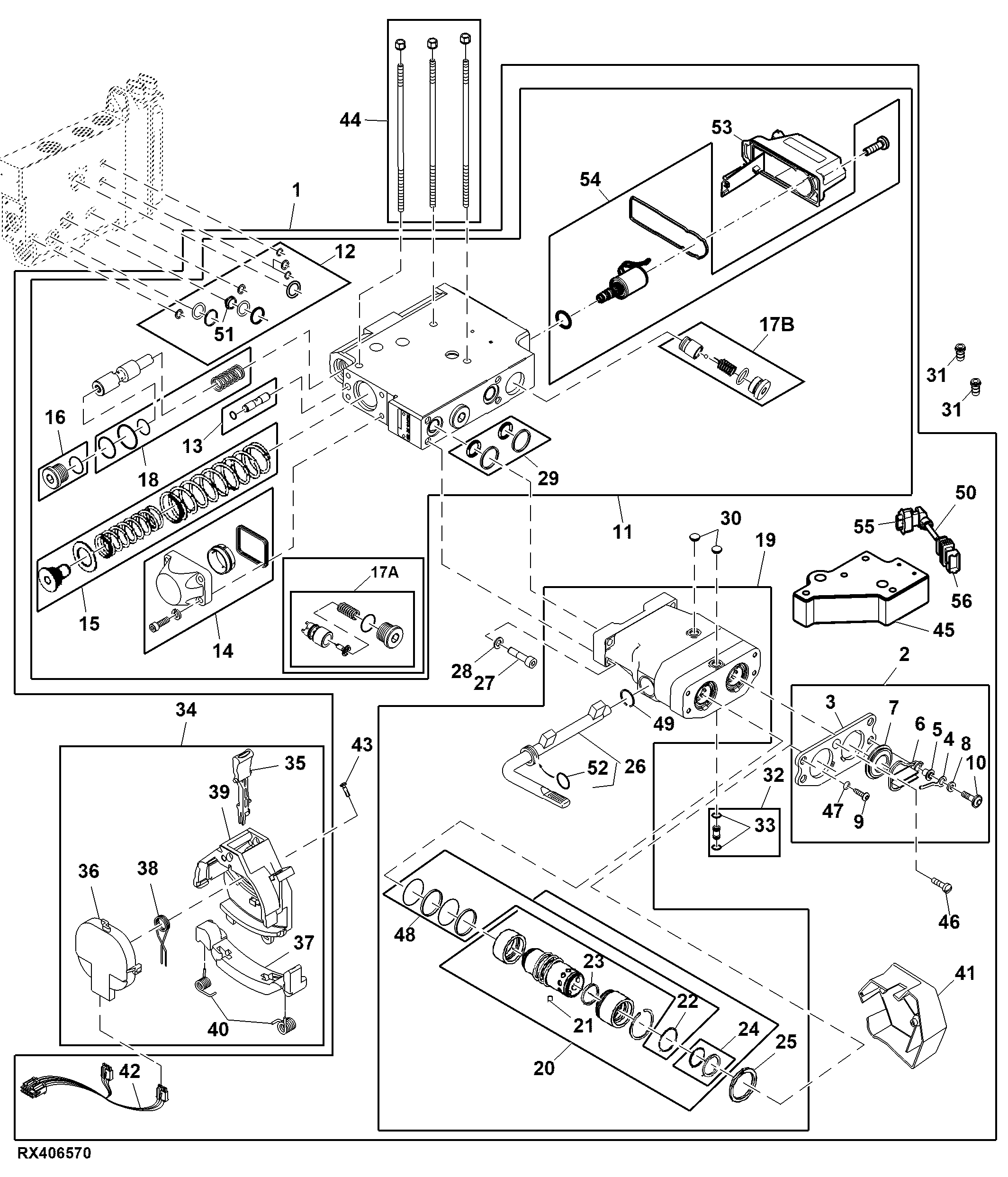Attachment, Valve, 5th/ 6th Rear SCV (013000 - )