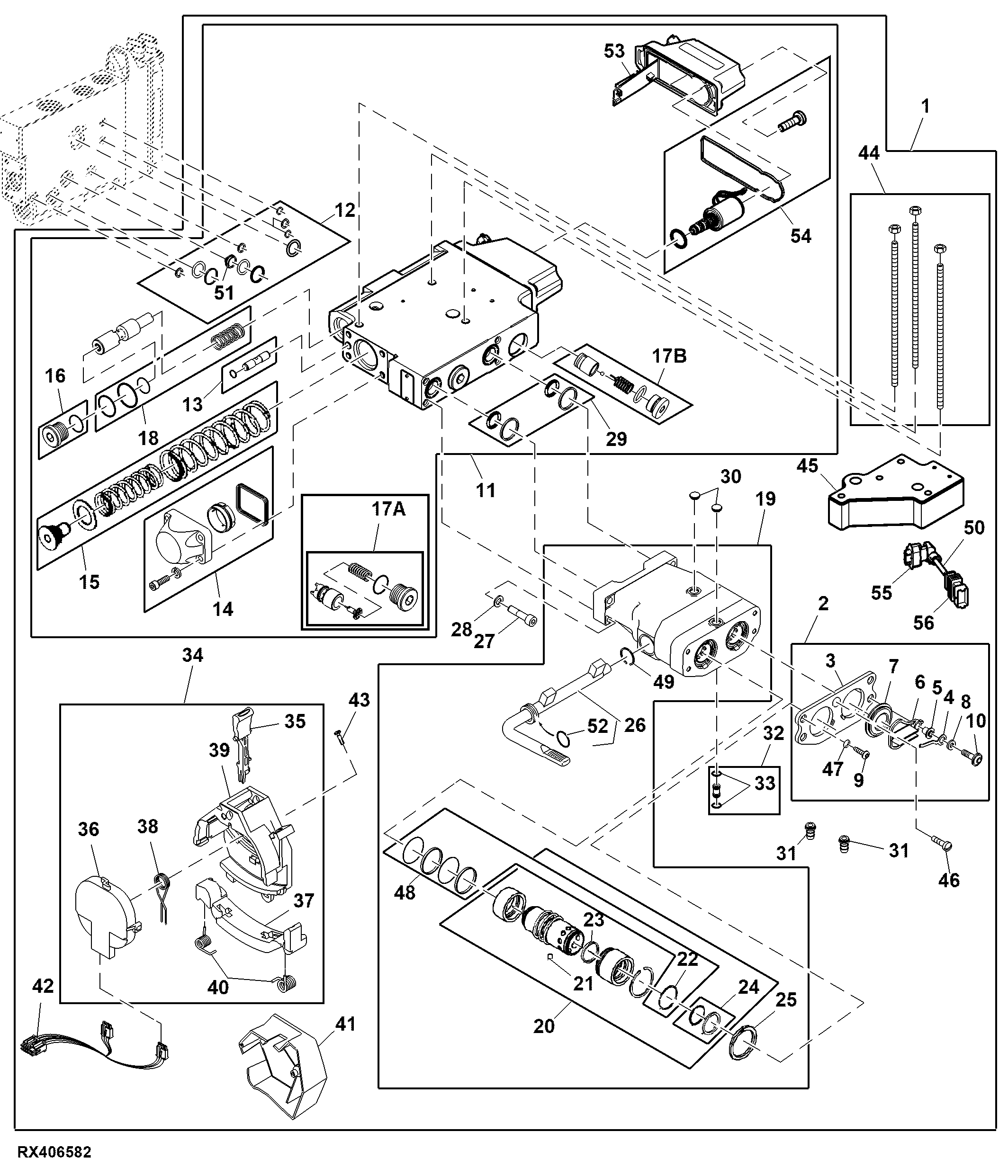 Attachment, Valve, 5th/ 6th Rear SCV (911000 - )