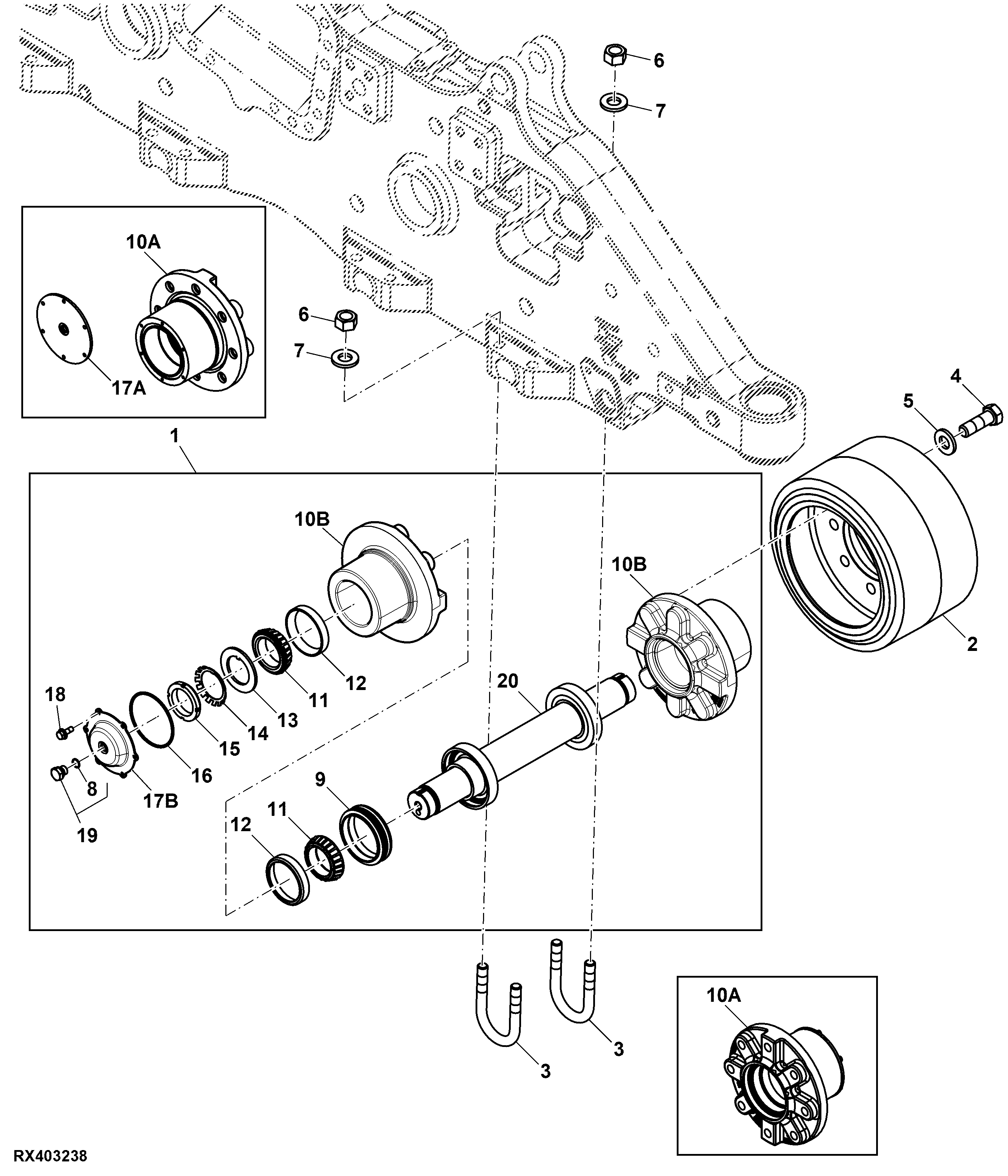 Mid-Roller Assembly, Undercarriage Components