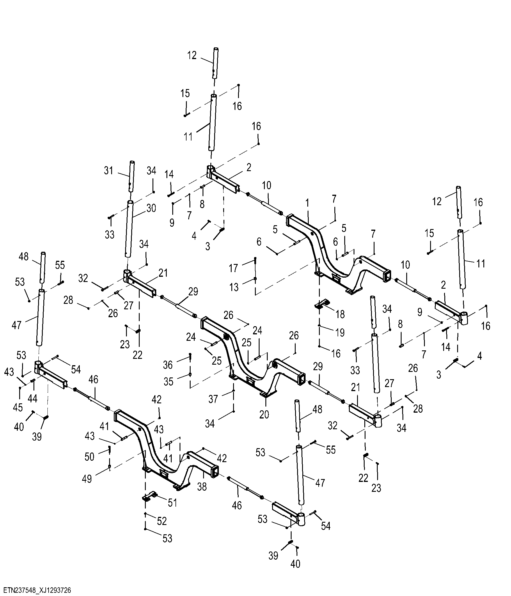 Bunk Assembly, VLS, Large Frame (004122 - )