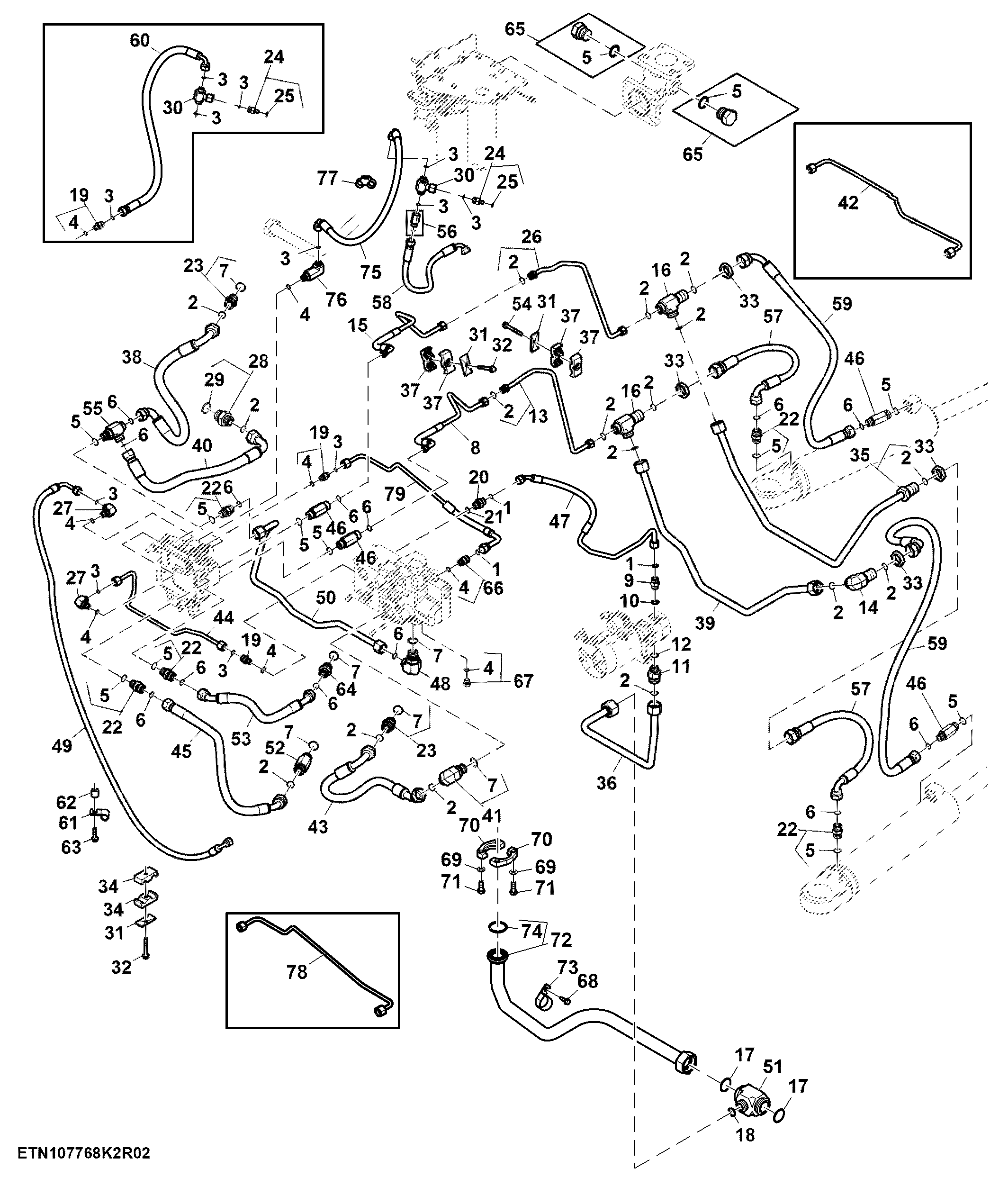 Steering System, AutoTrac™ W/ Back Up Pump ( - 052792)