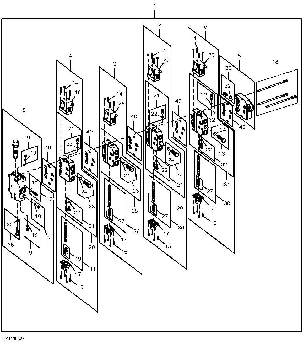 Integrated Grade Control Hydraulic Control Valve