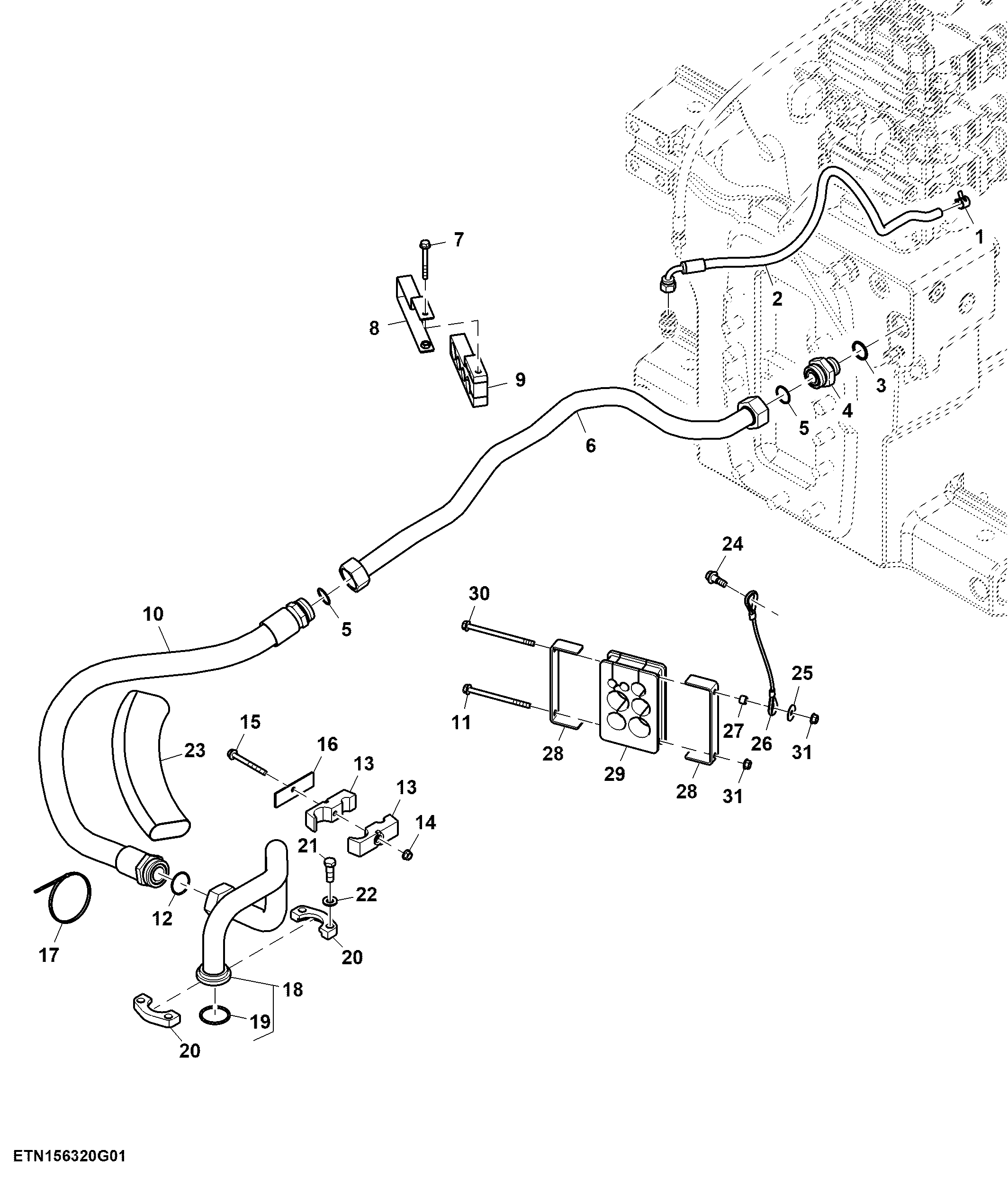 SCV Lines, Standard Flow, PST, Double Reduction Axle, Hitch W/ Quick Coupler (2/2) (064037 - )