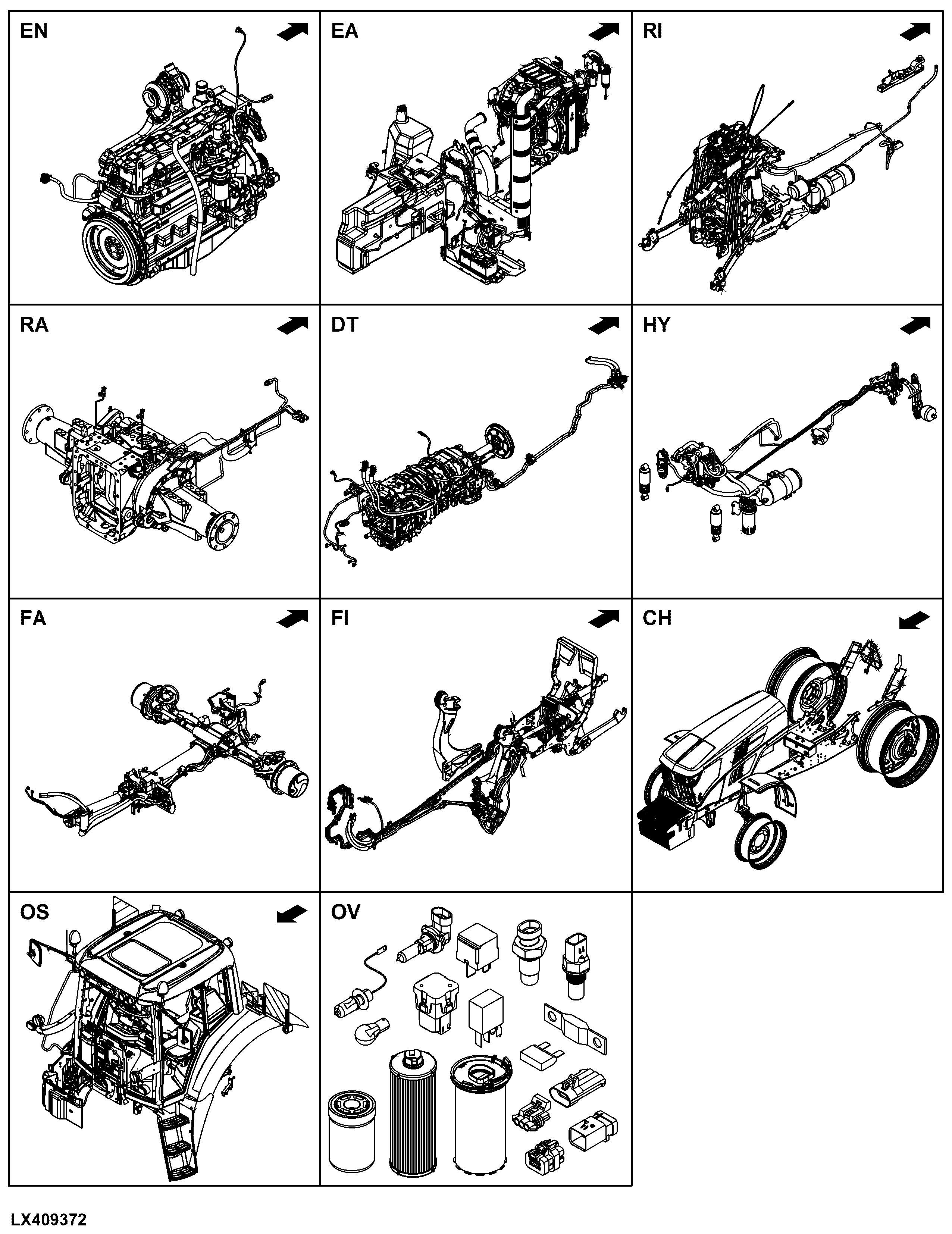 6140M Tractor (Europe Edition, Engine SN: 6068GXXXXXX)(Tier 2)(S.N. 860524- )