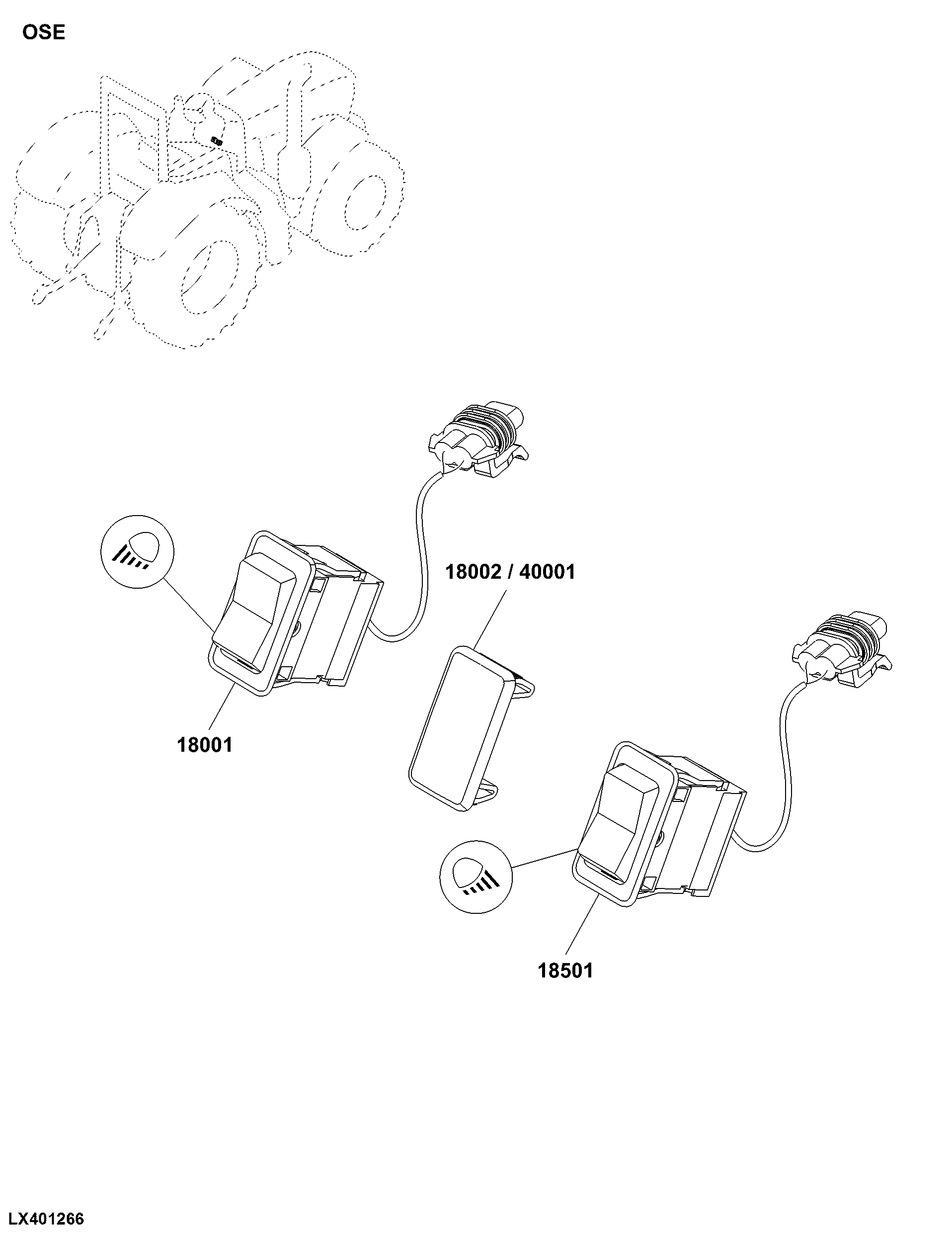 OSE Switch Working Lights