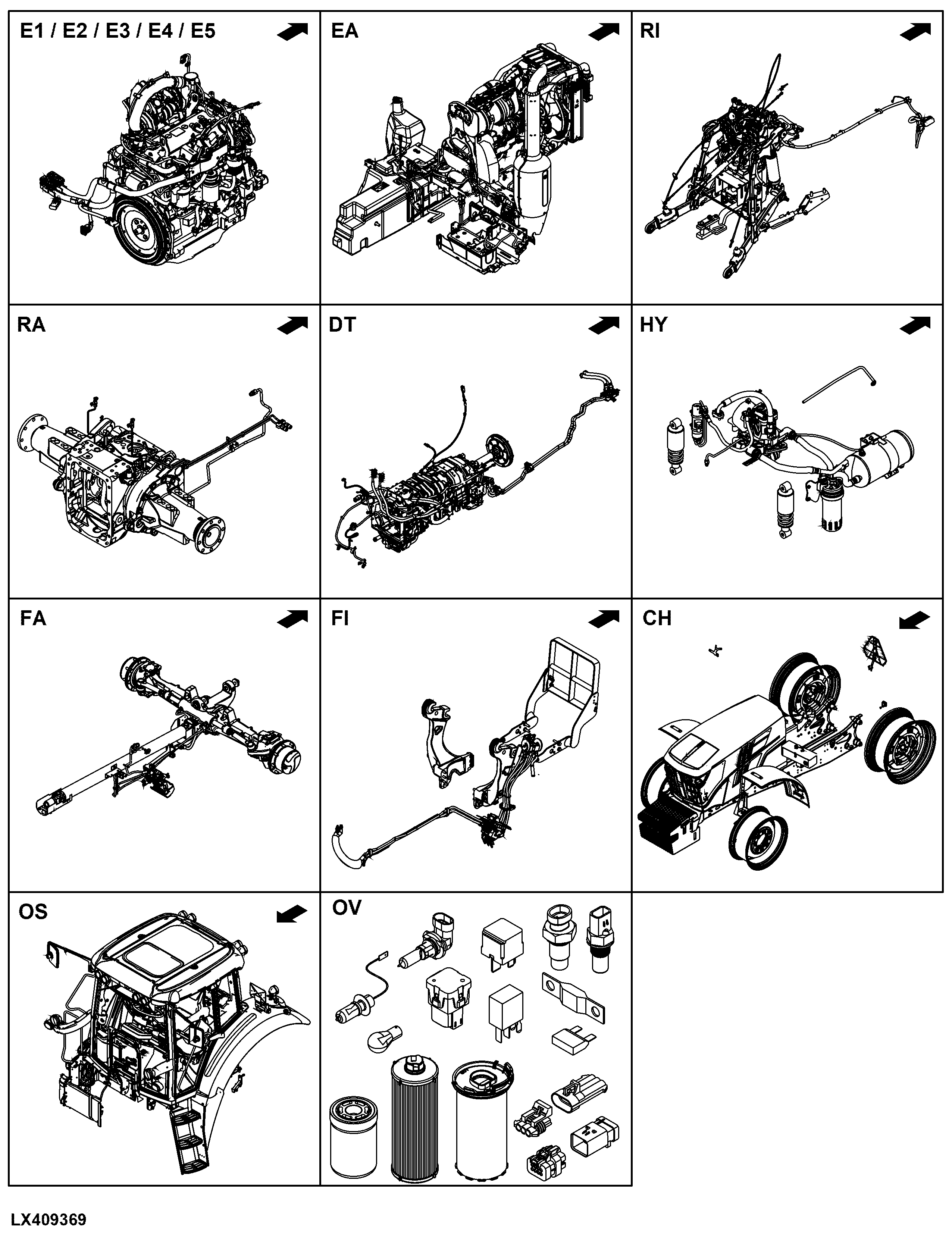 6145M Tractor (North America Edition, Engine SN: 4045UXXXXXX)(Final Tier 4)
