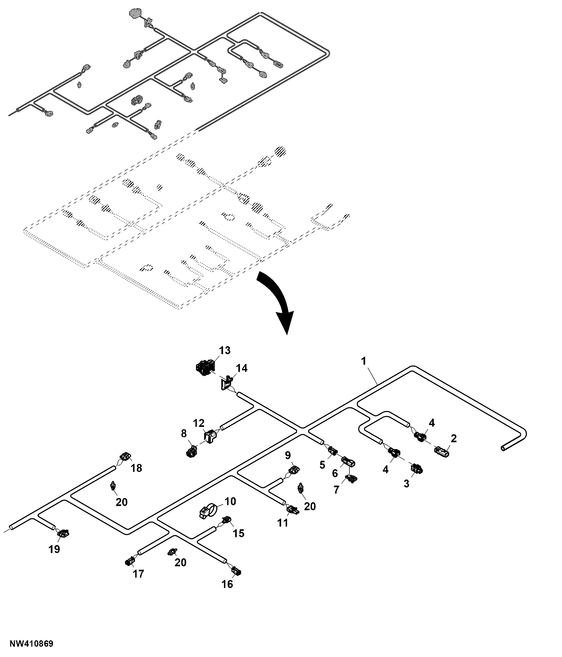 Chassis Wiring Harness, Tier 2, Dry Box (2 of 4)