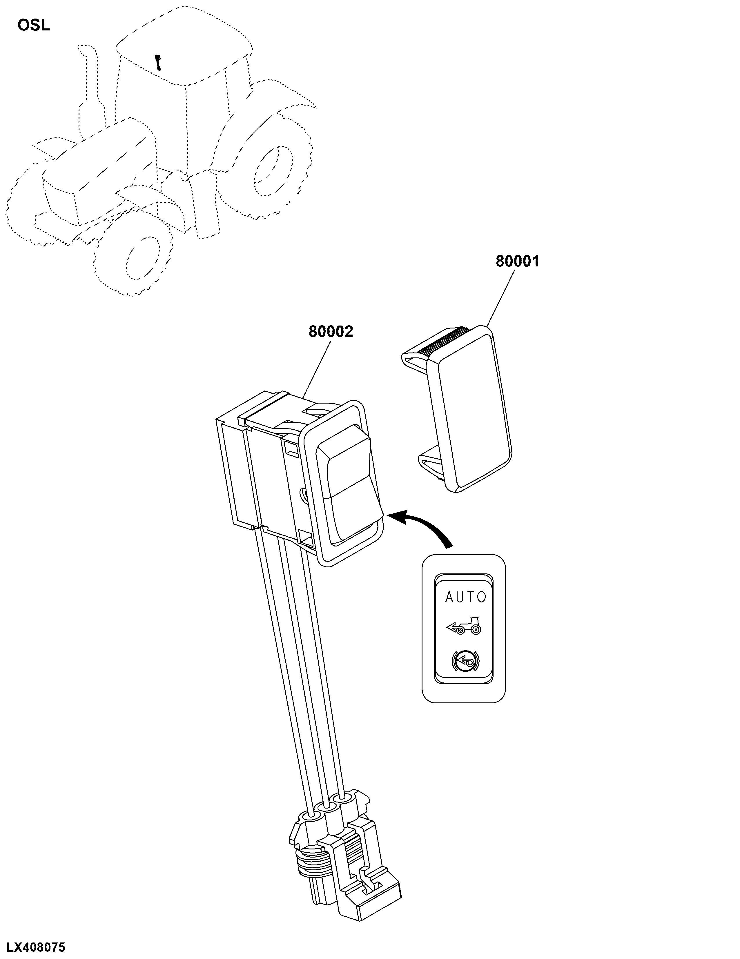 OSL Mechanical Front Wheel Drive Controls
