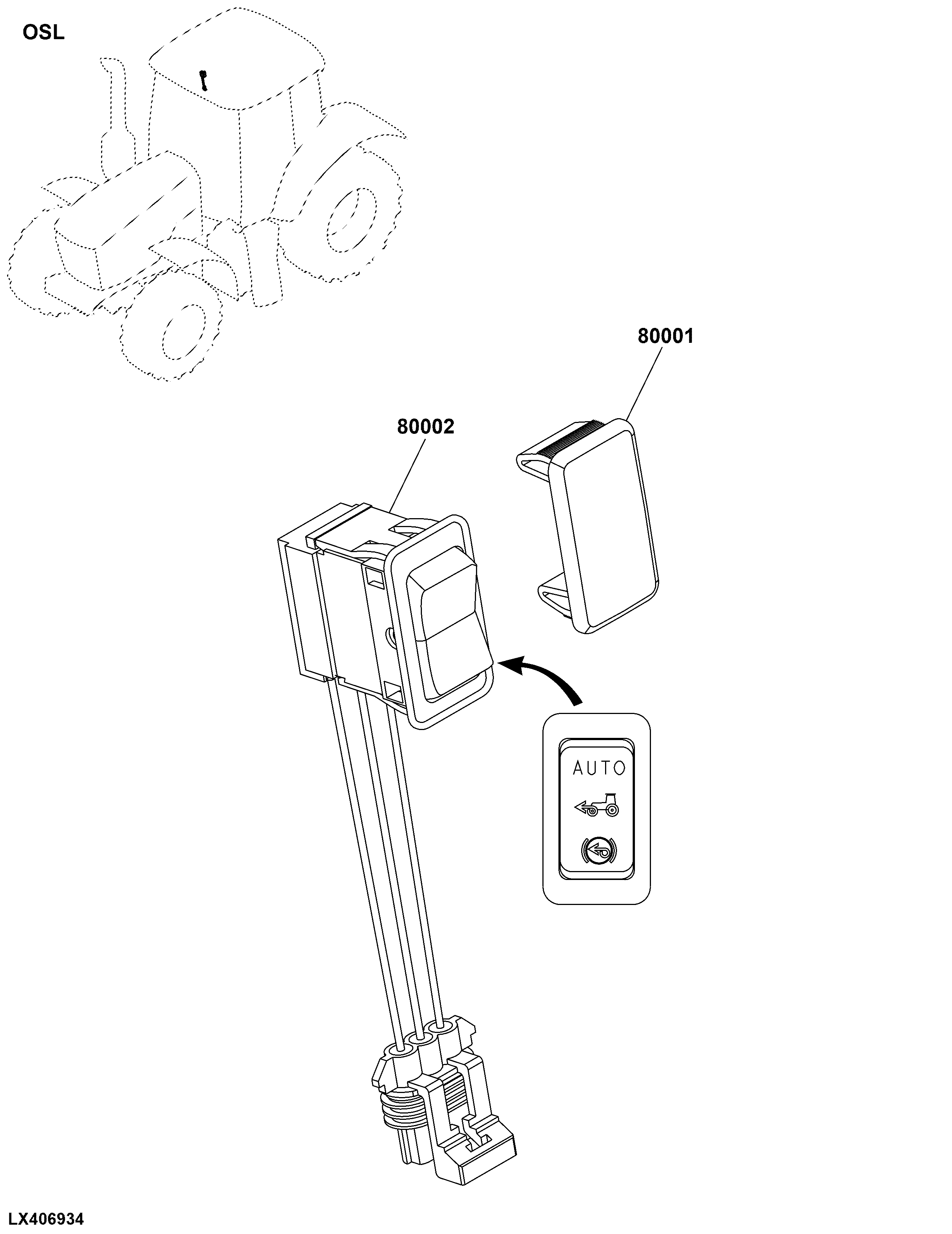 OSL Mechanical Front Wheel Drive Controls