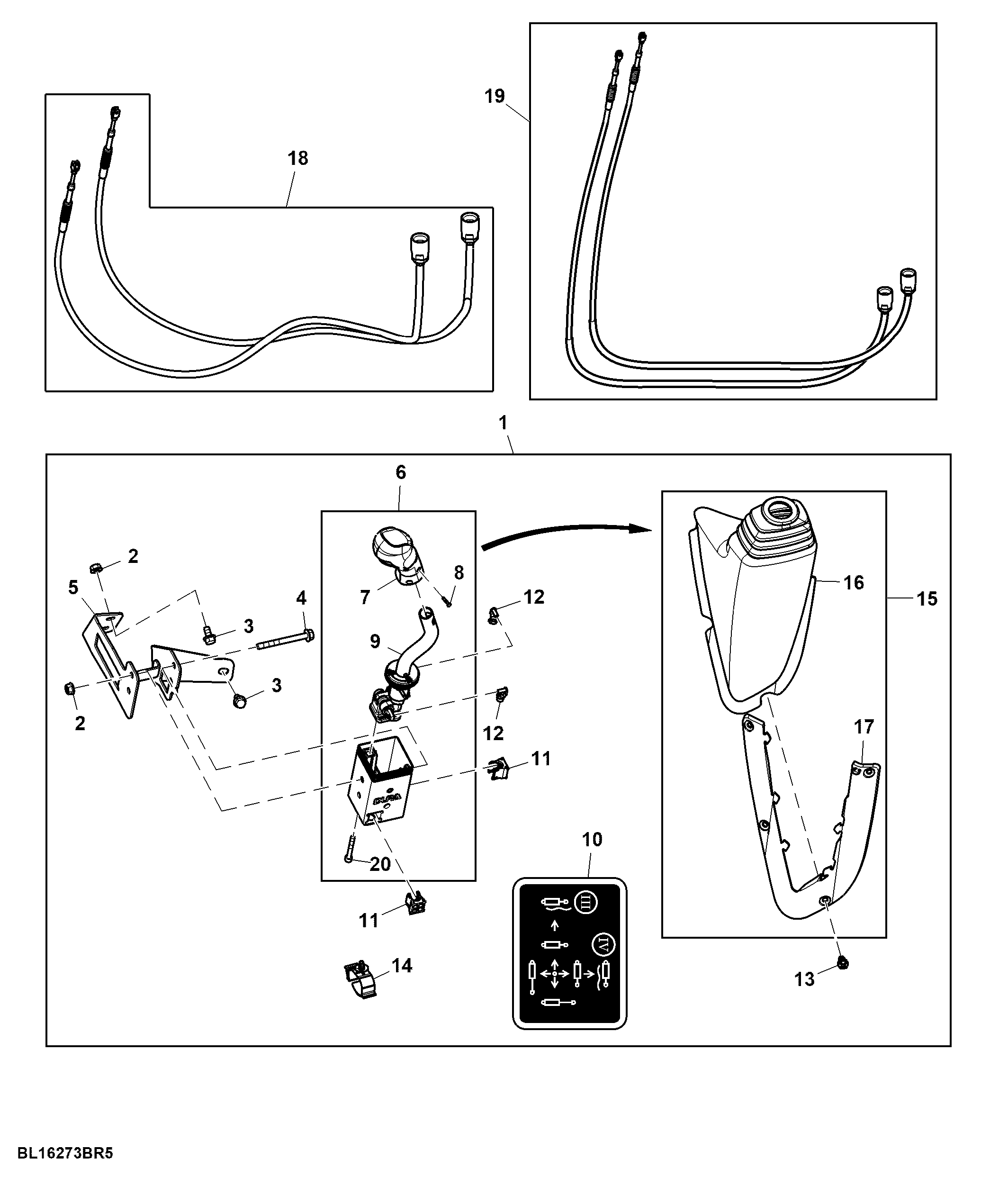 Control Parts, SCV, Mechanically Operated, 3rd and 4th, Attachment
