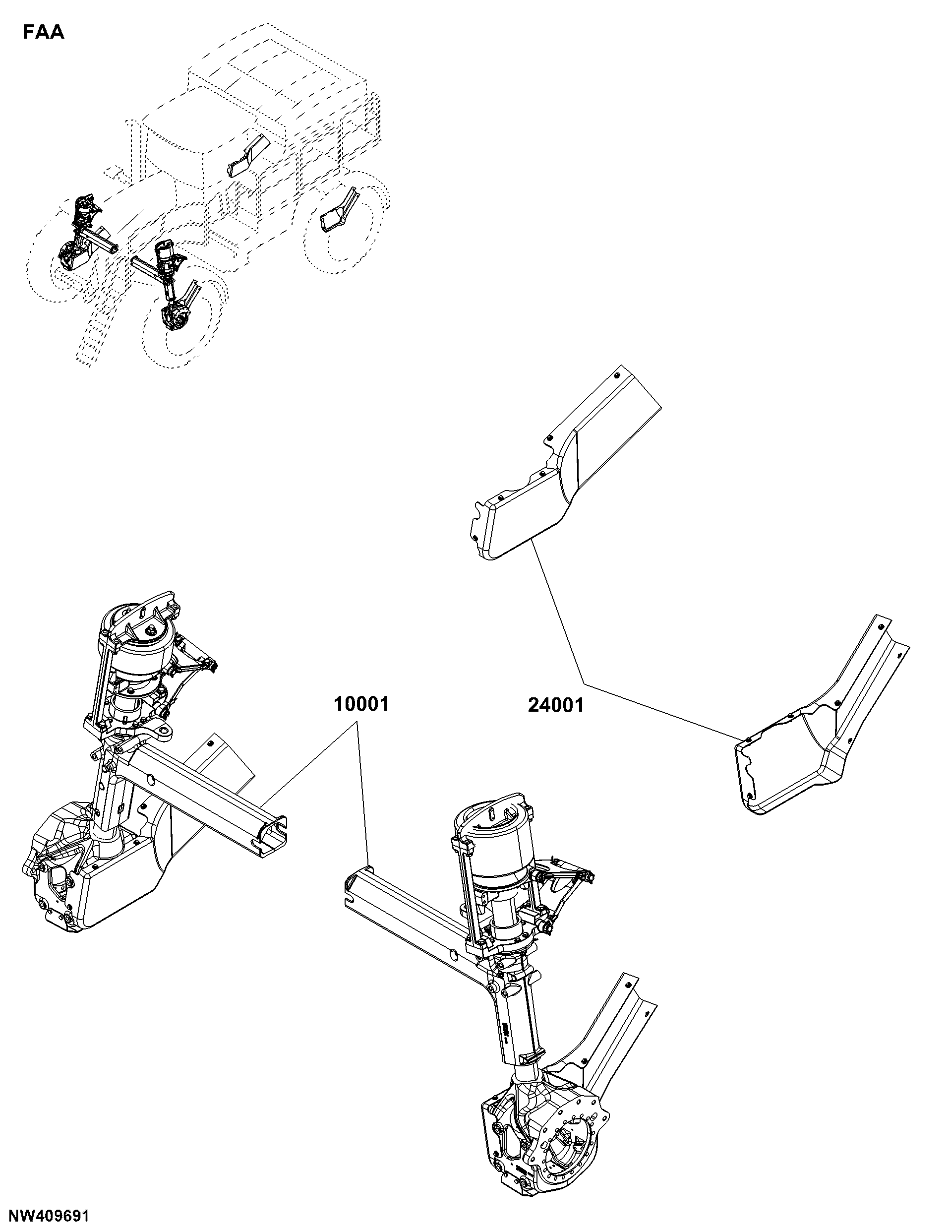 FAA Front Axle Components