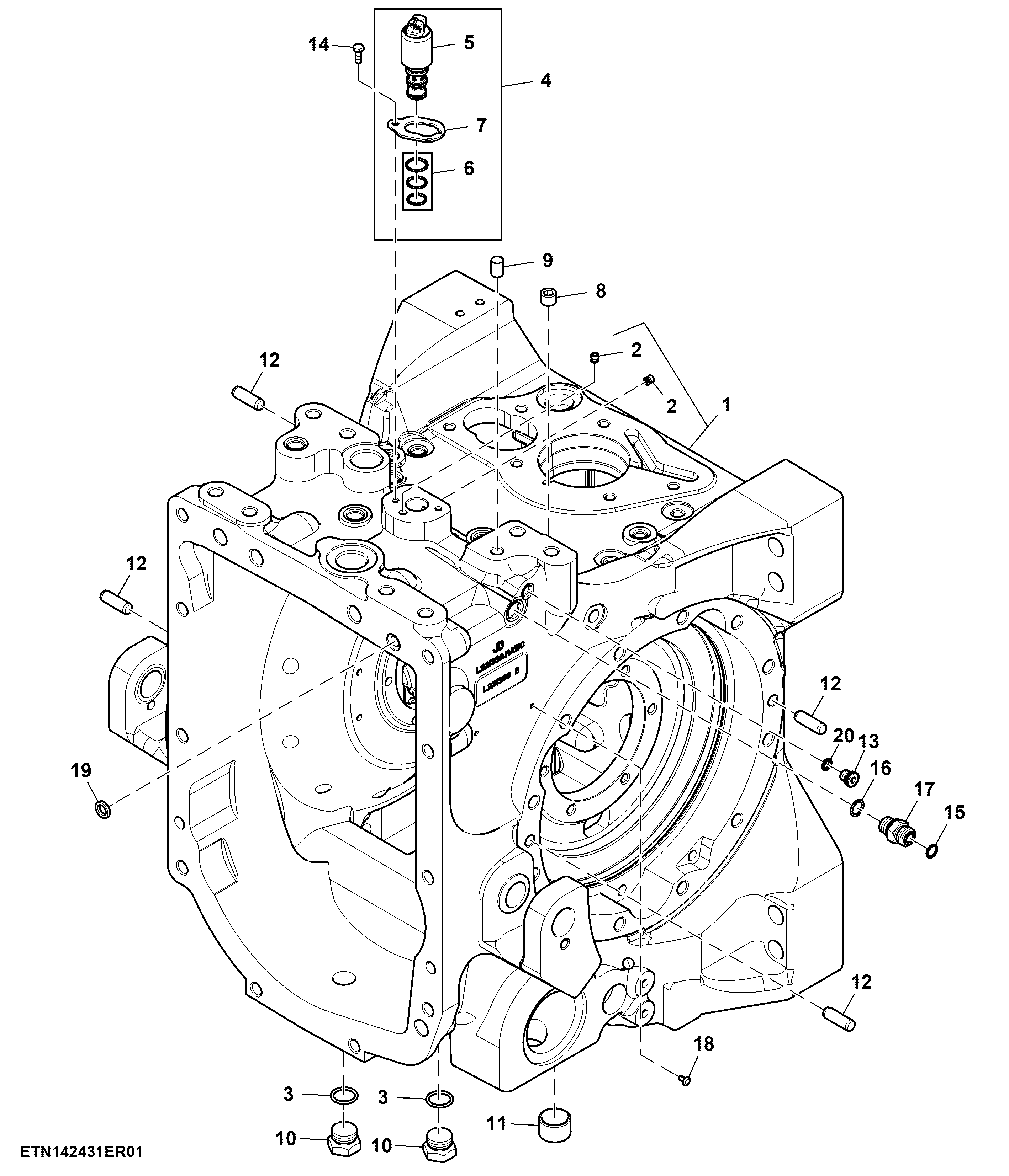 Differential Housing, AutoQuad™ / CommandQuad™