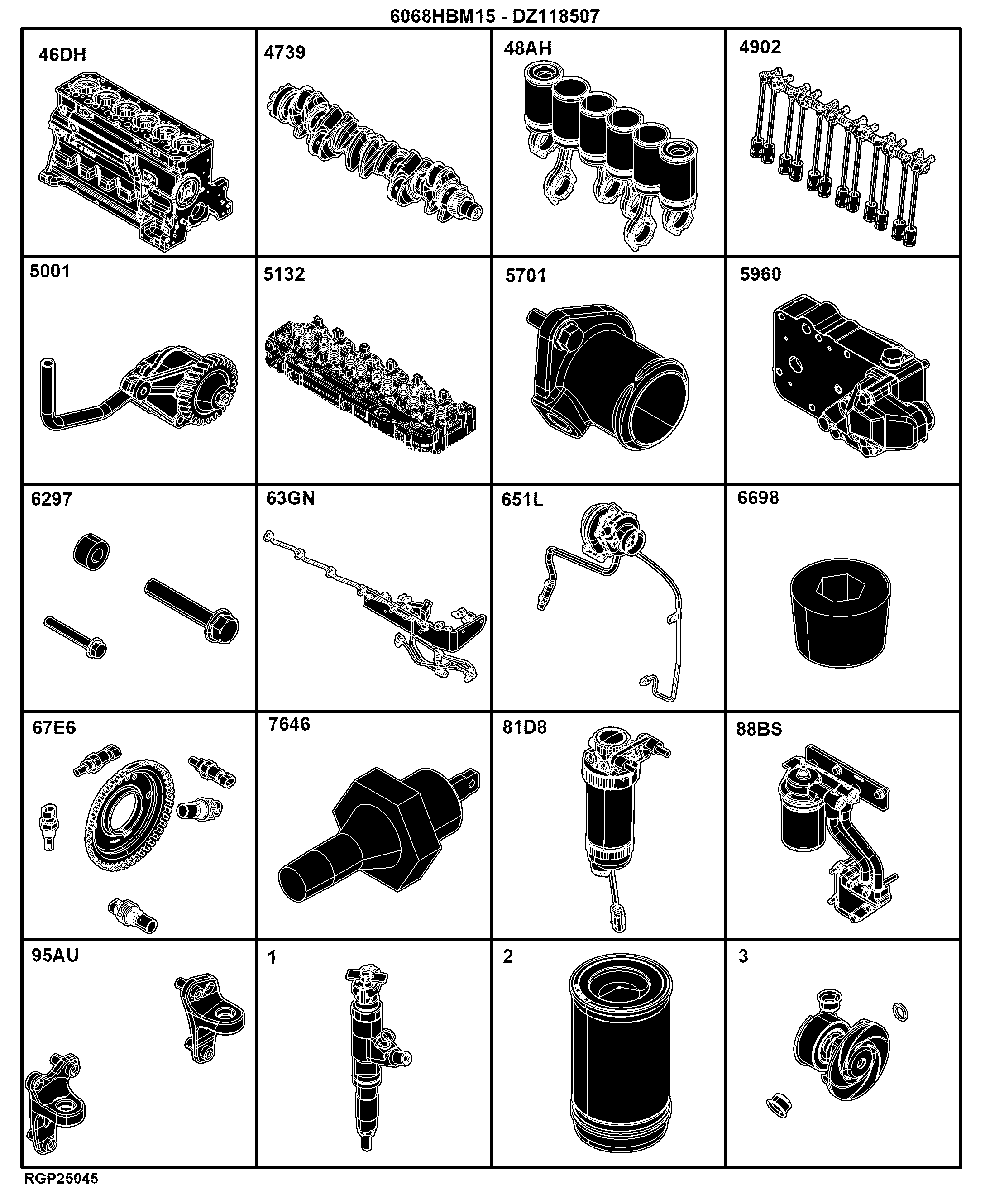 EN Engine 6068HBM15-DZ118507-ETN195040
