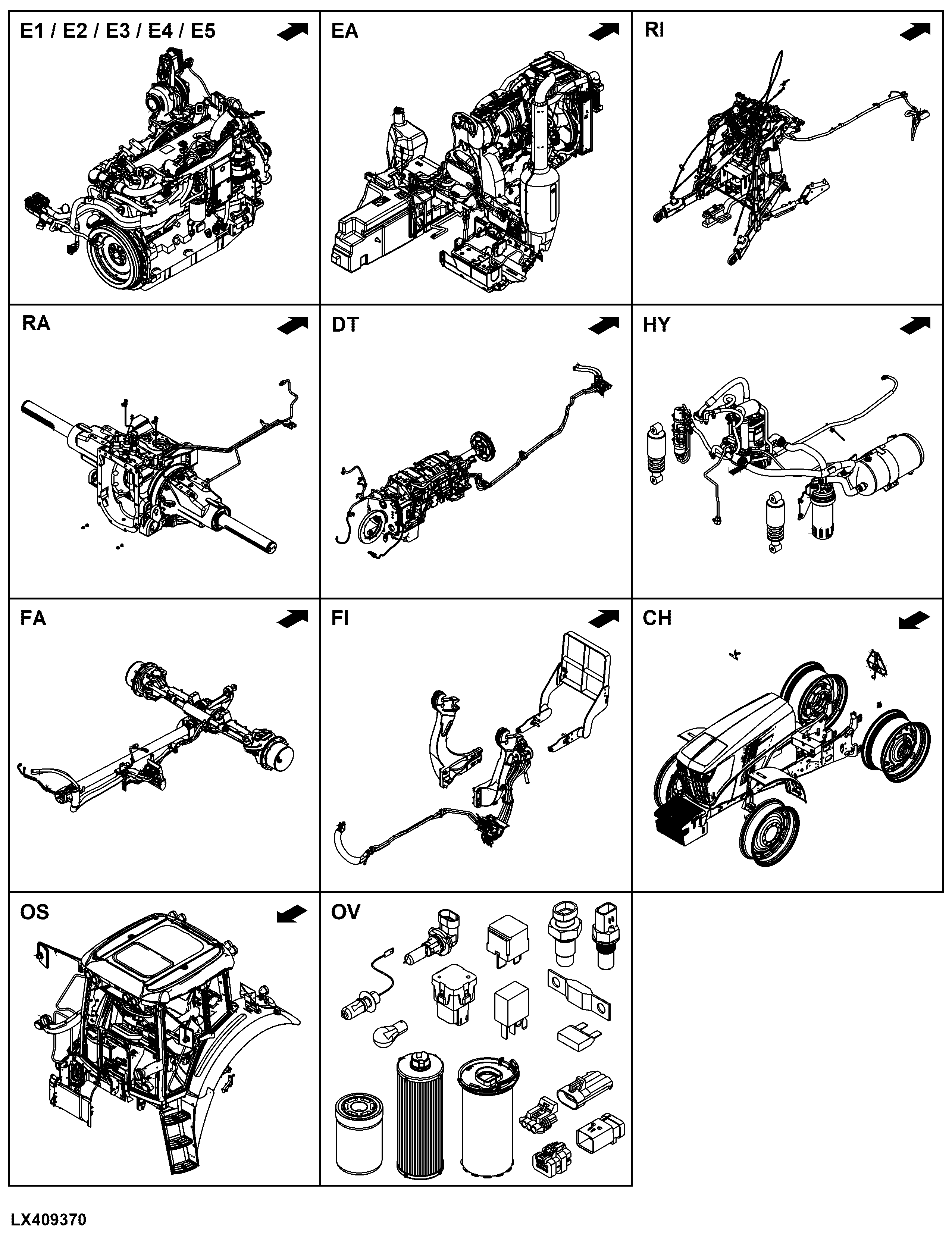 6155M Tractor (North America Edition, Engine SN: 6068UXXXXXX)(Final Tier 4)