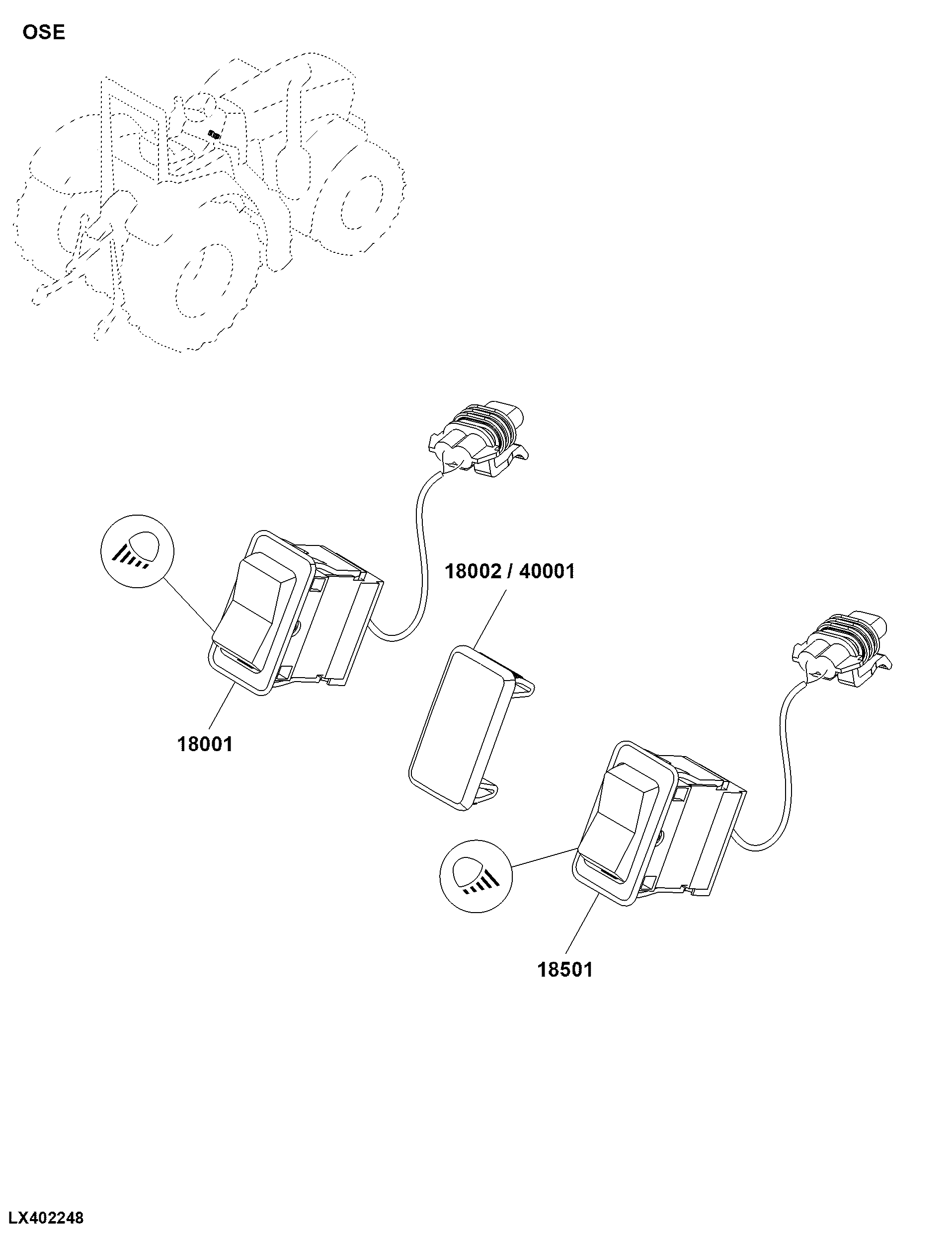 OSE Switch Working Lights