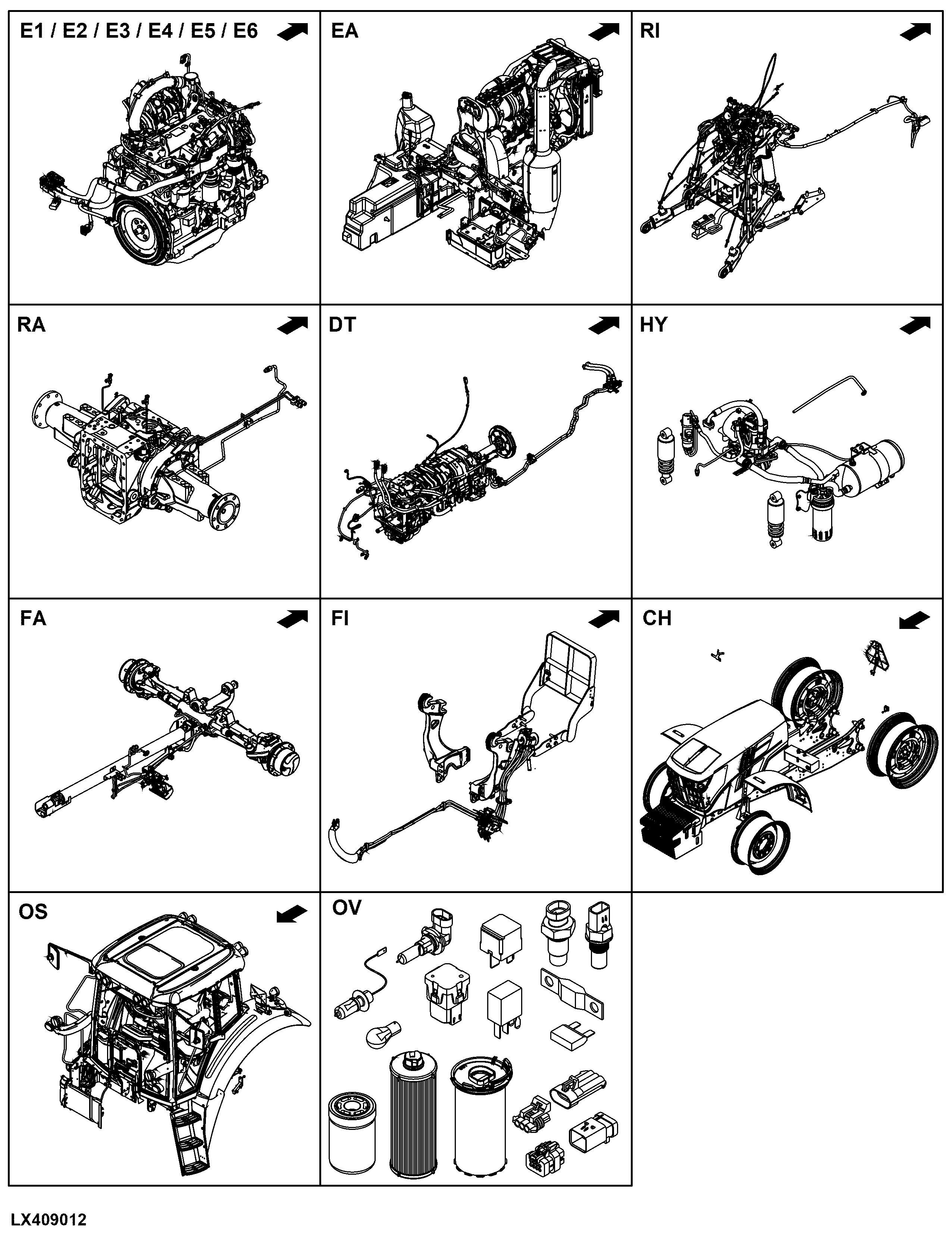 6120M Tractor (North America Edition, Engine SN: 4045UXXXXXX)(Final Tier 4)