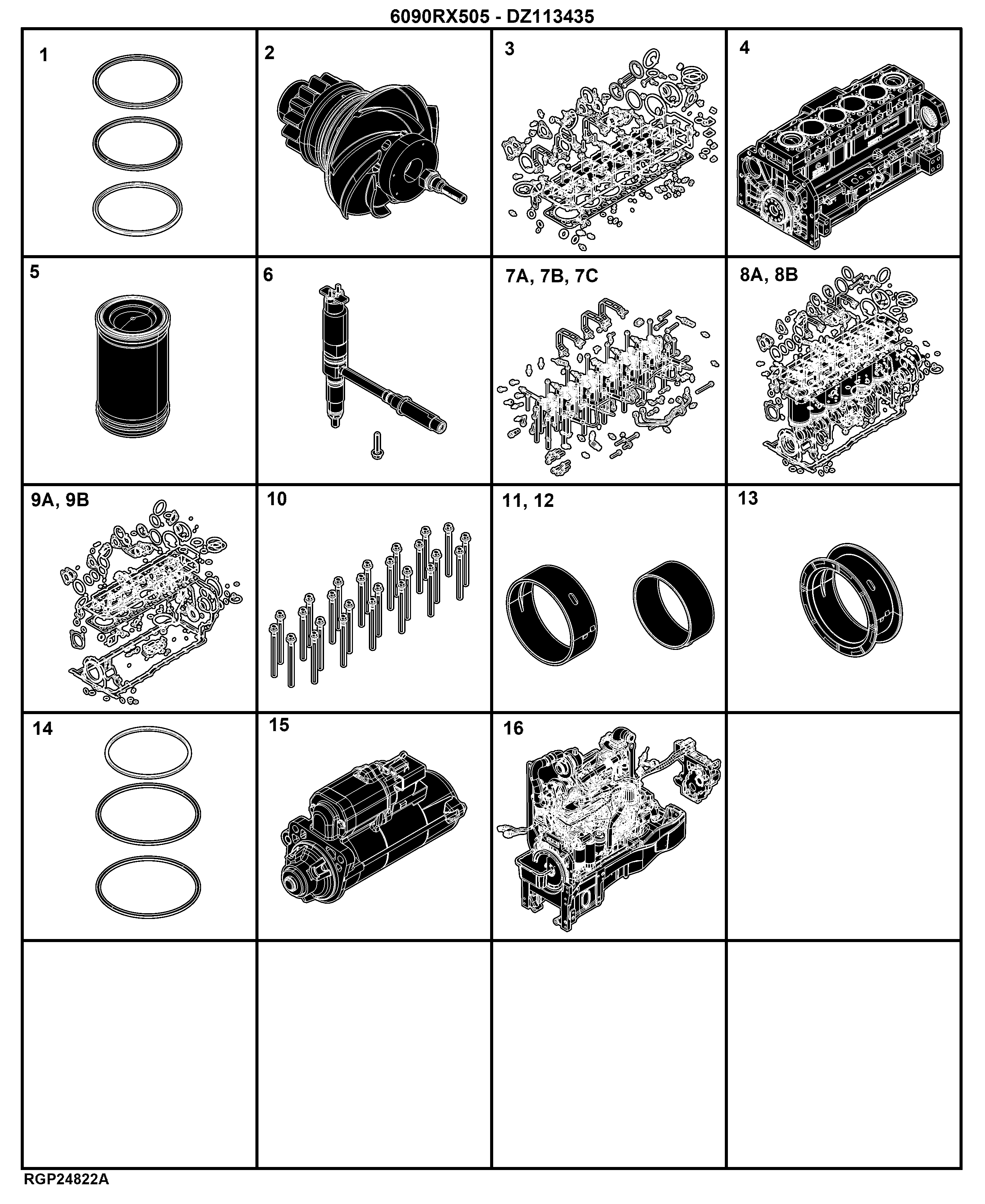 E1 Engine 6090RX505-DZ113435-ETN198069
