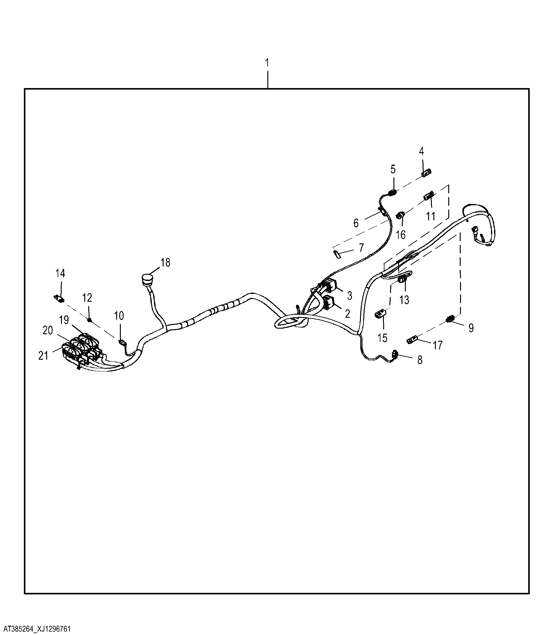 Engine Wiring Harness and Connectors ( - 661437)